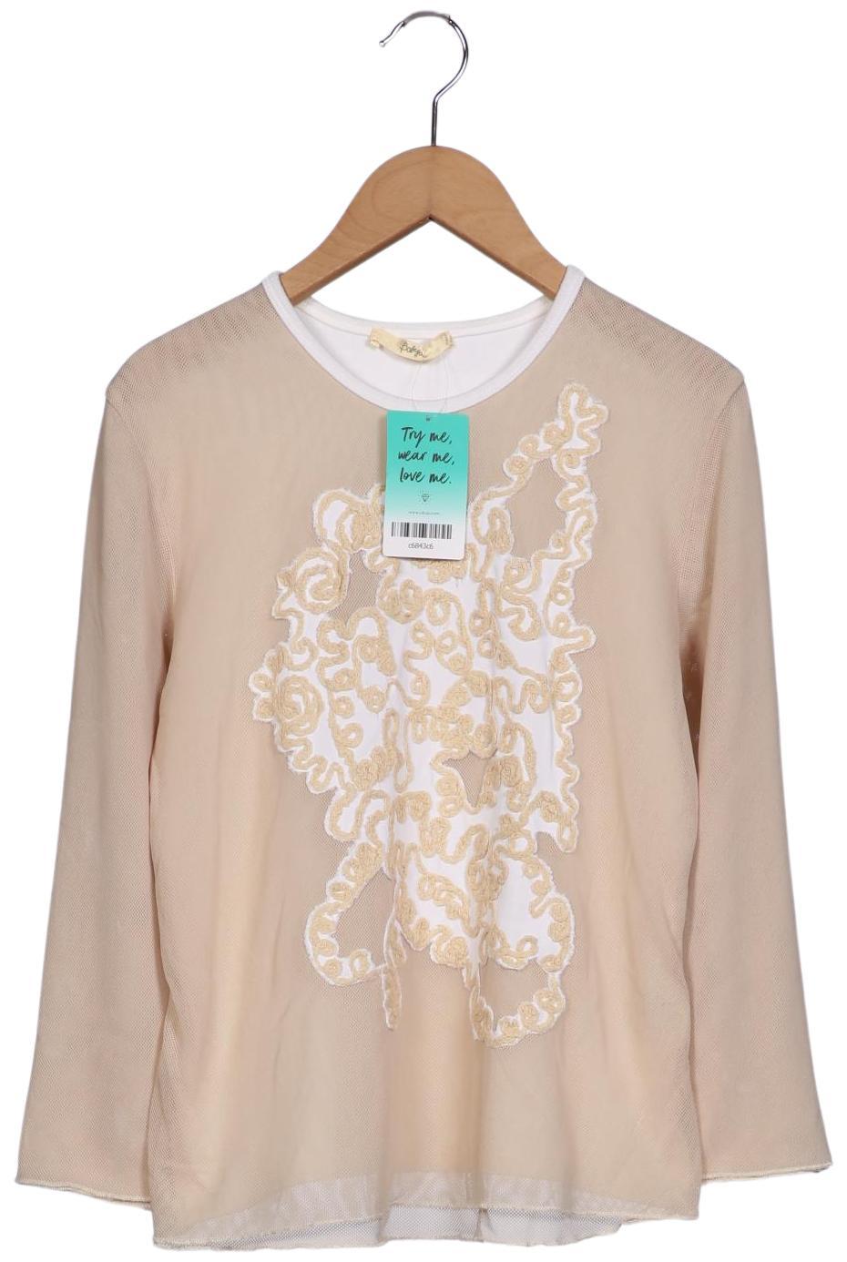 

Bottega Damen Langarmshirt, beige, Gr. 42