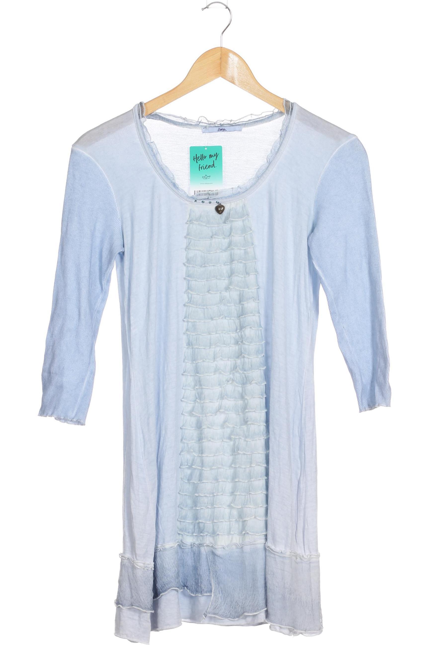 

Bottega Damen Langarmshirt, blau, Gr.