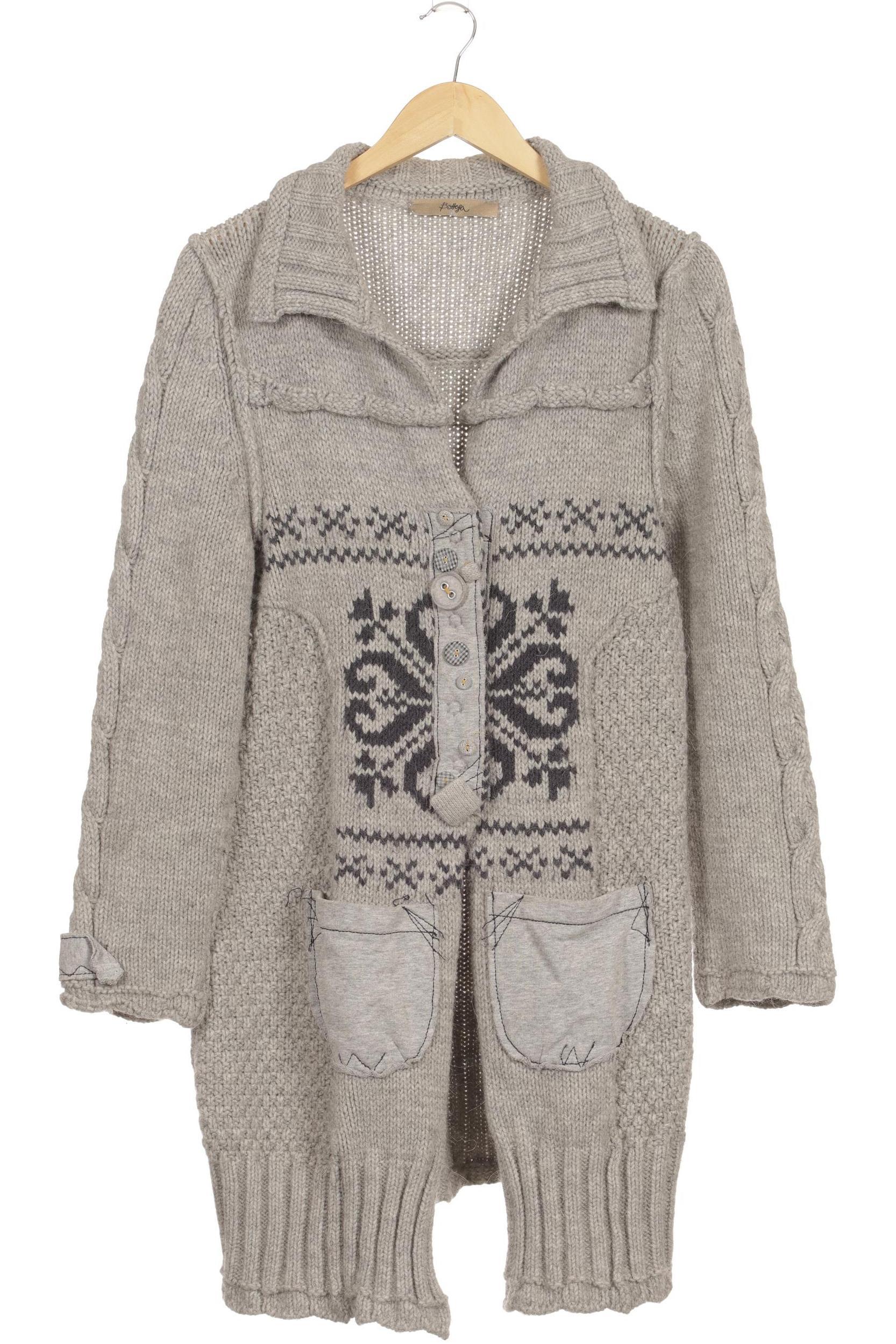 

Bottega Damen Strickjacke, grau, Gr.