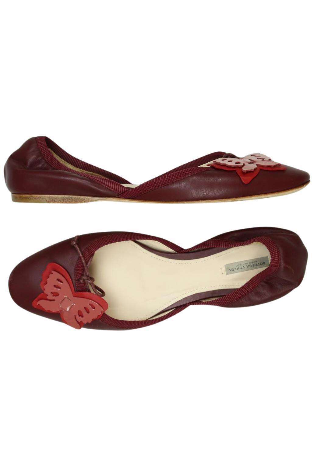 

Bottega Veneta Damen Ballerinas, bordeaux, Gr. 38.5