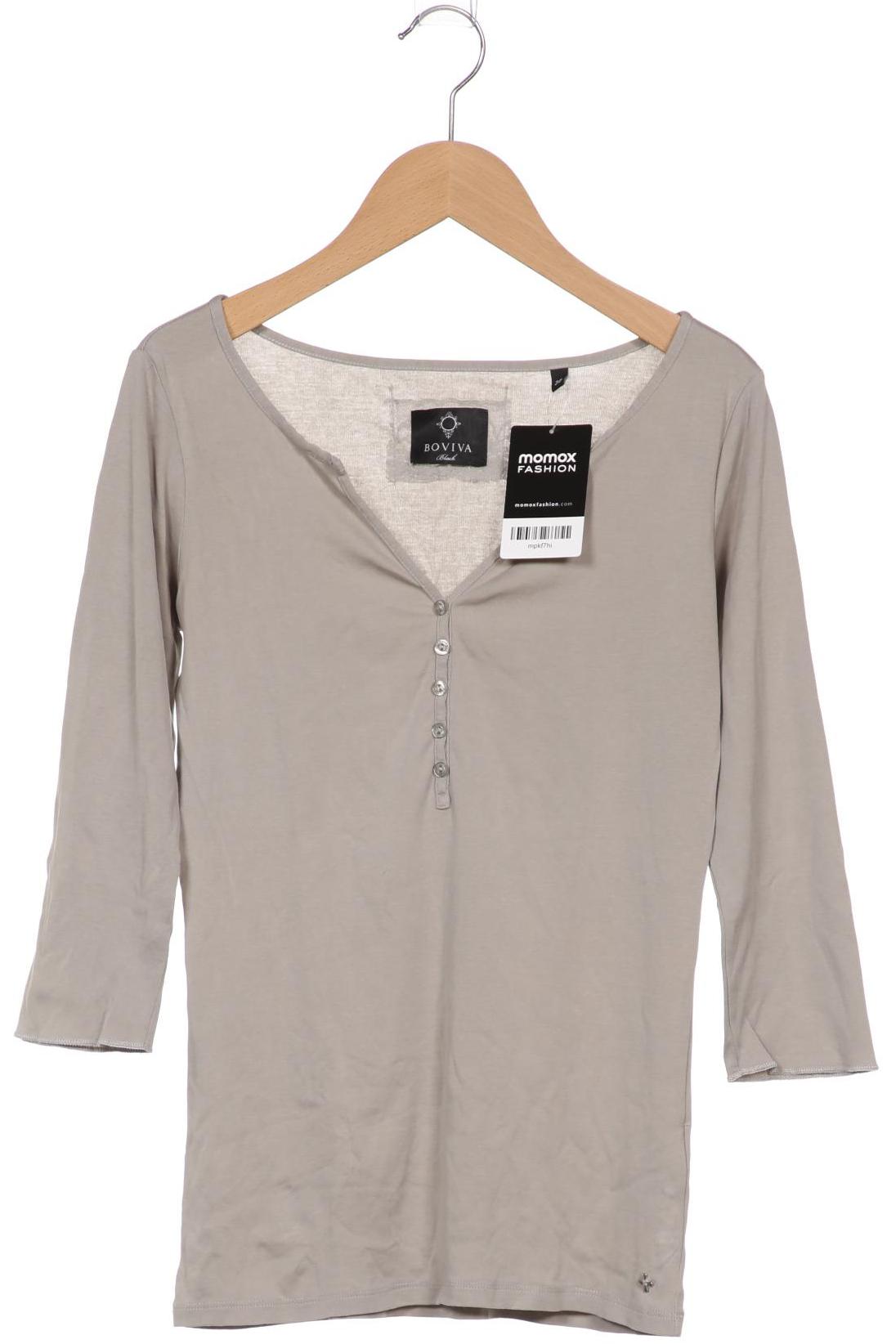 

Boviva Damen Langarmshirt, grau, Gr. 38