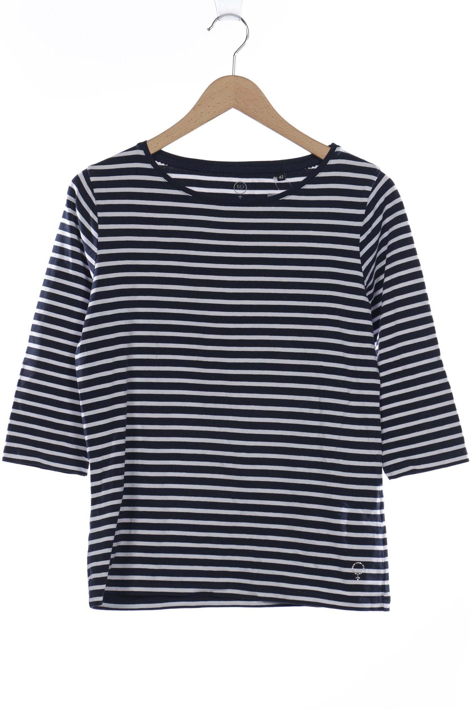 

BOVIVA Damen Langarmshirt, marineblau