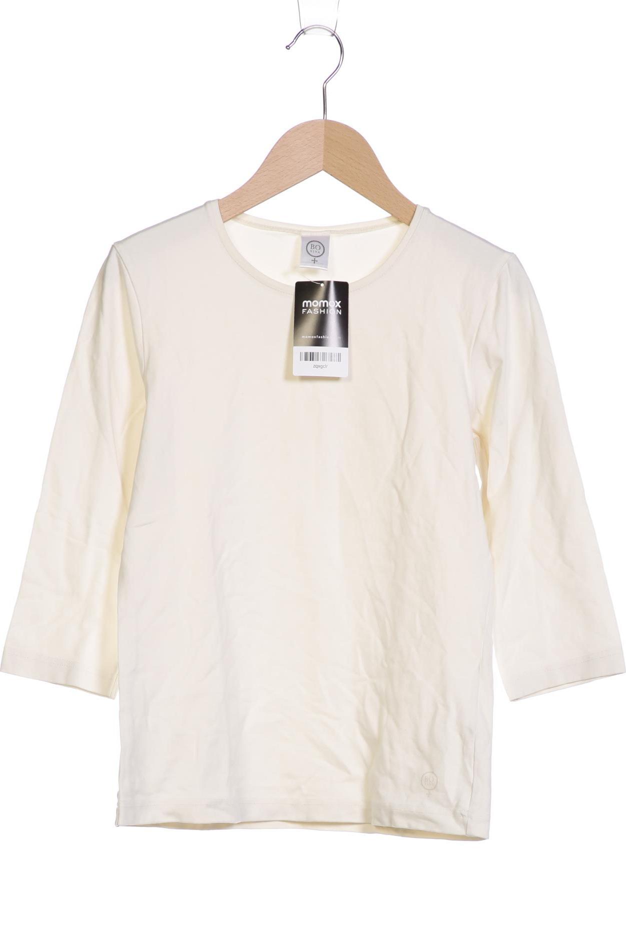 

BOVIVA Damen Langarmshirt, cremeweiß