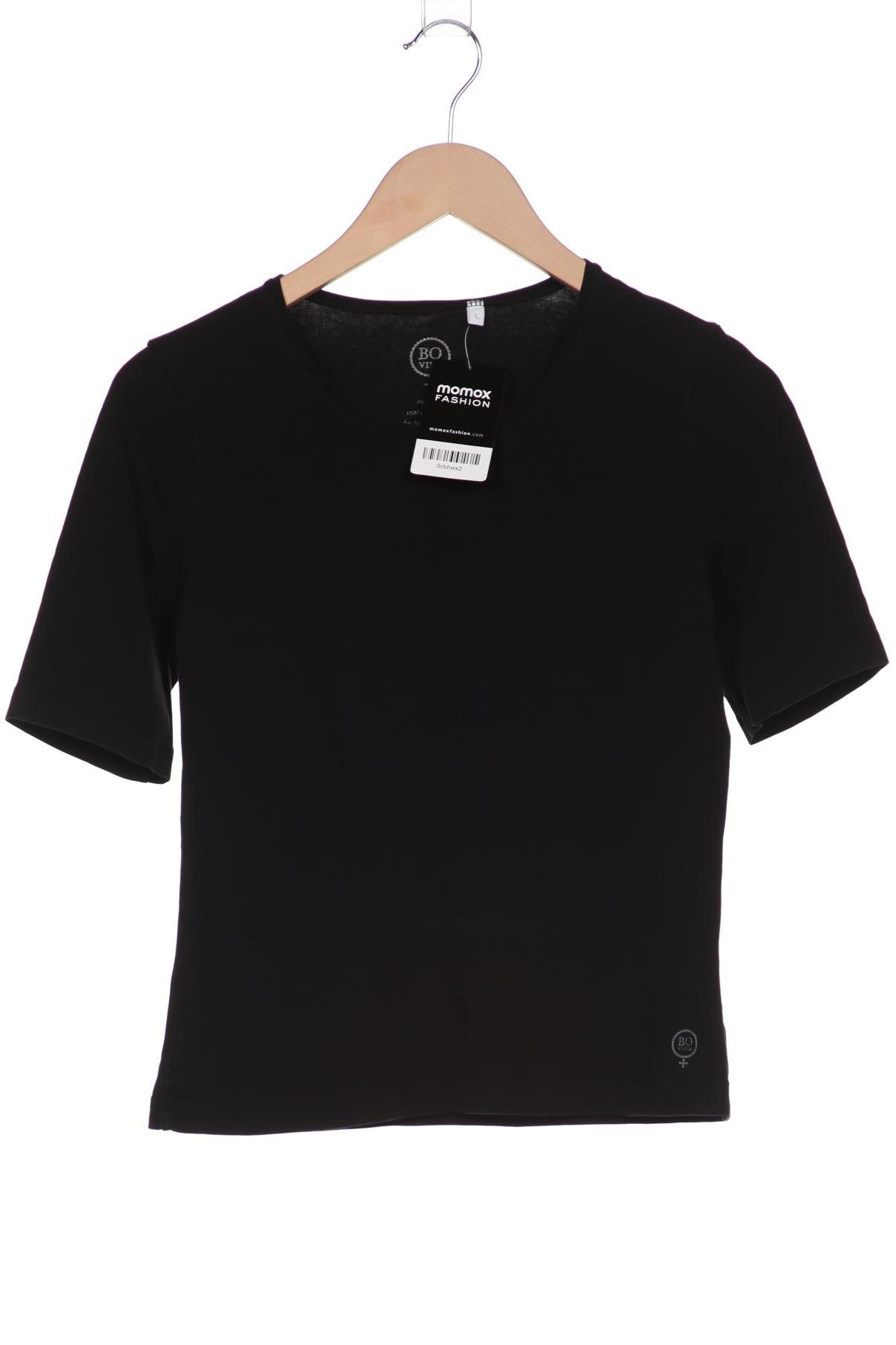 

BOVIVA Damen T-Shirt, schwarz