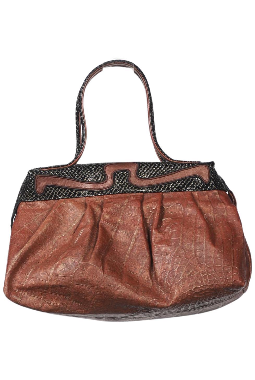 

braccialini Damen Handtasche, braun, Gr.