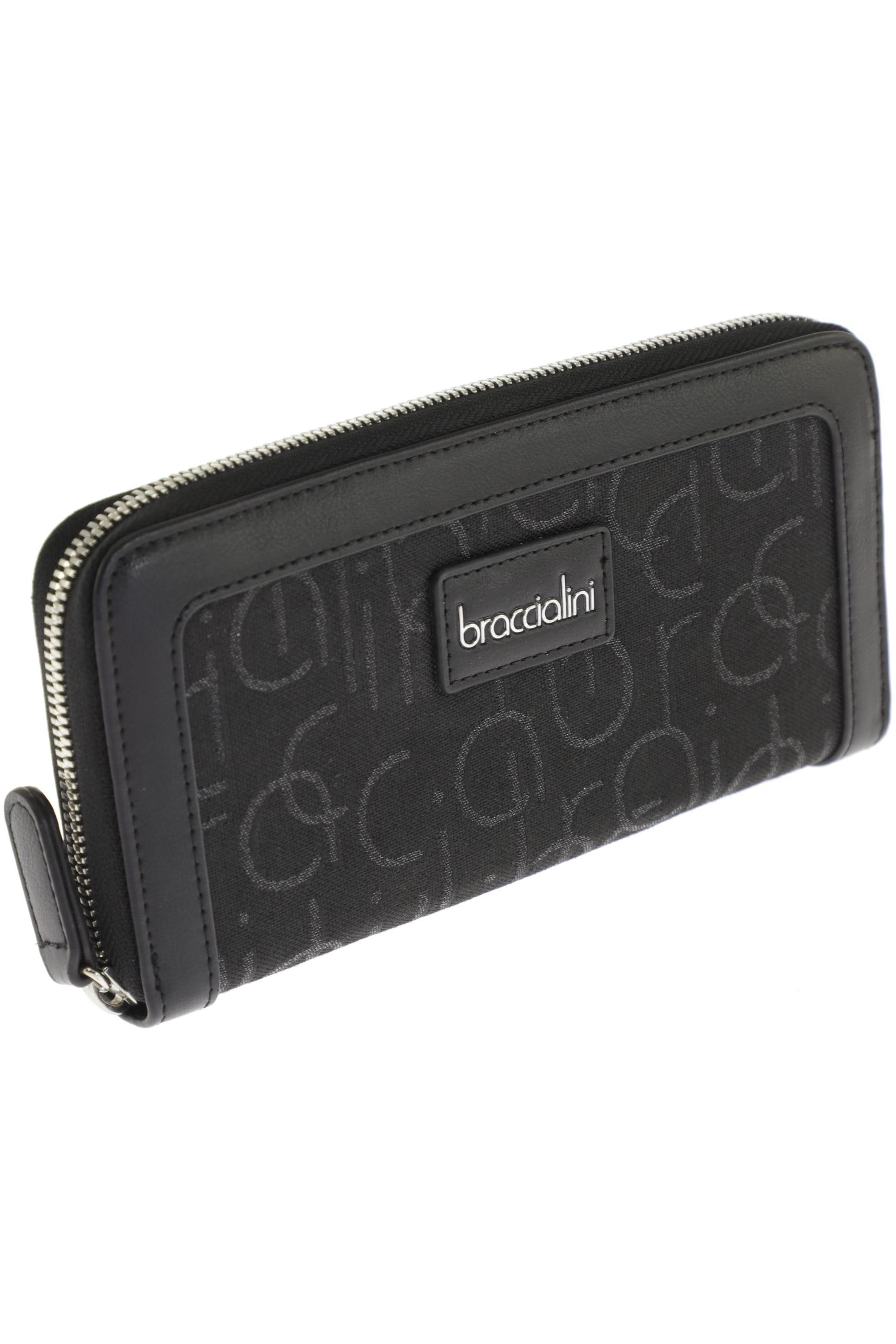 

braccialini Damen Portemonnaie, schwarz, Gr.