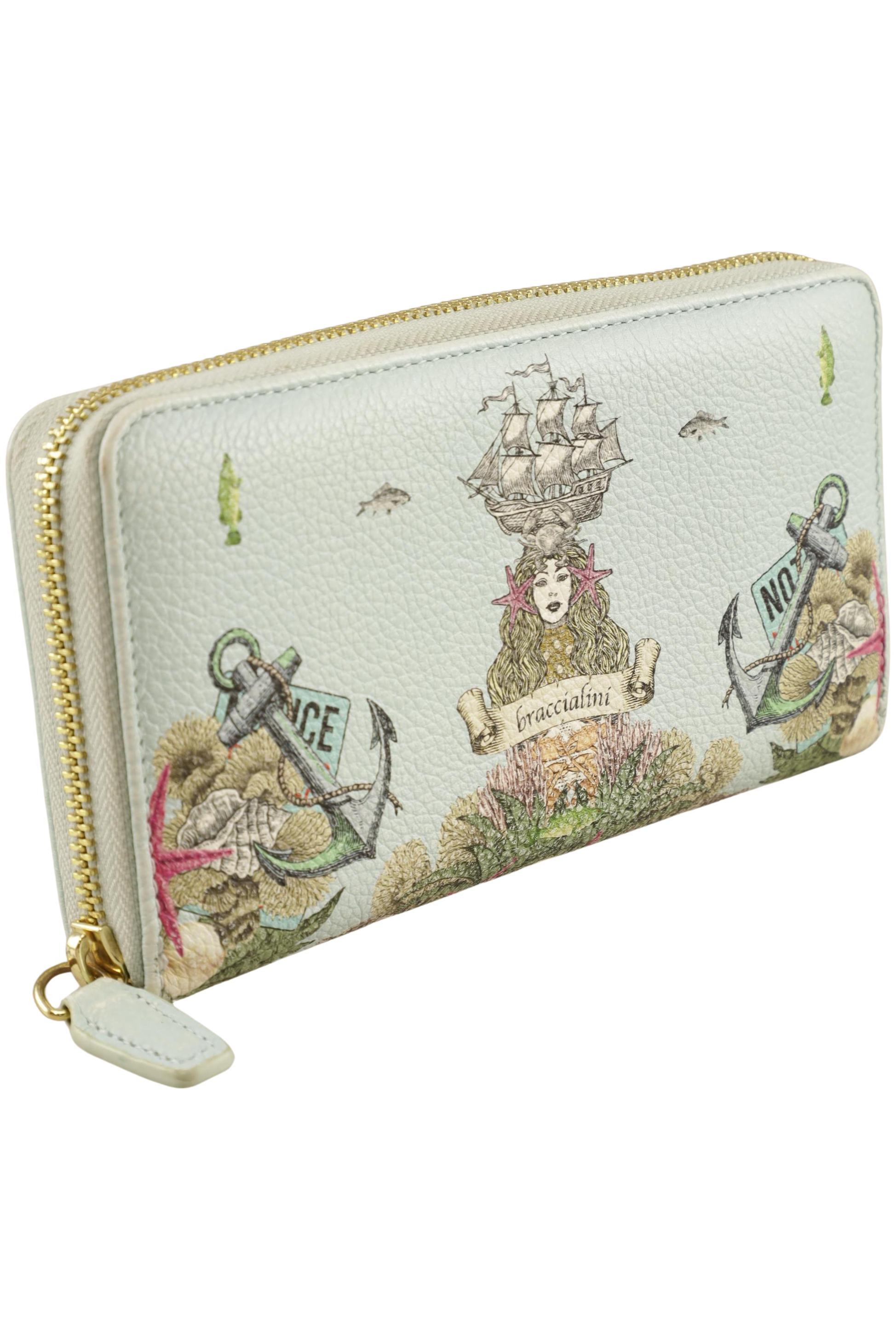 

braccialini Damen Portemonnaie, blau, Gr.