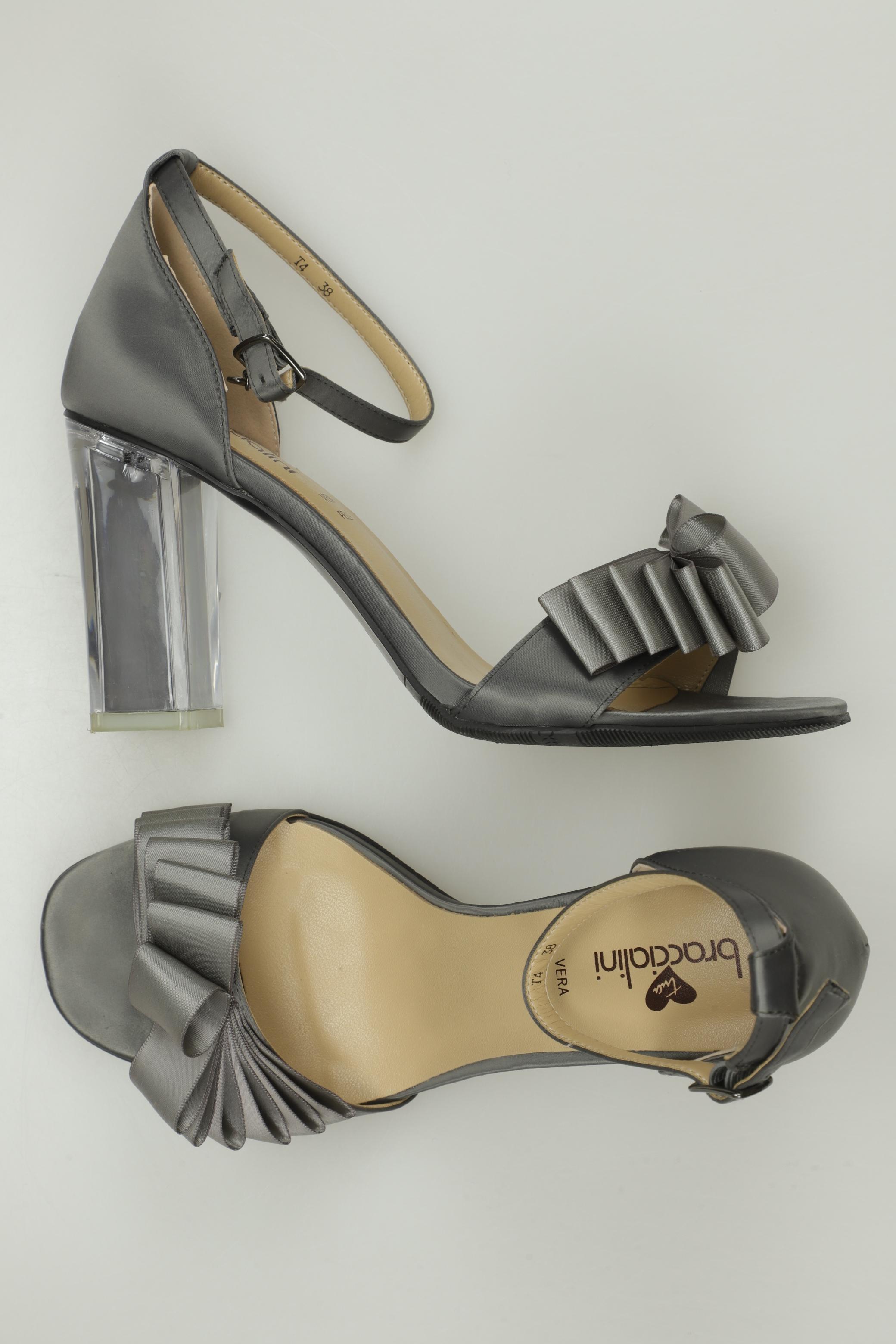 

braccialini Damen Sandale, grau, Gr. 38