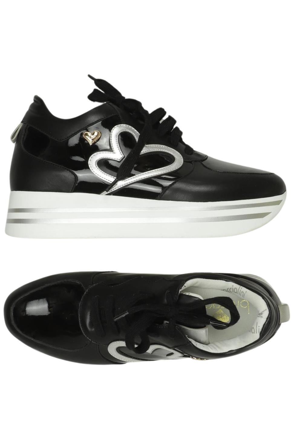 

braccialini Damen Sneakers, schwarz, Gr. 39