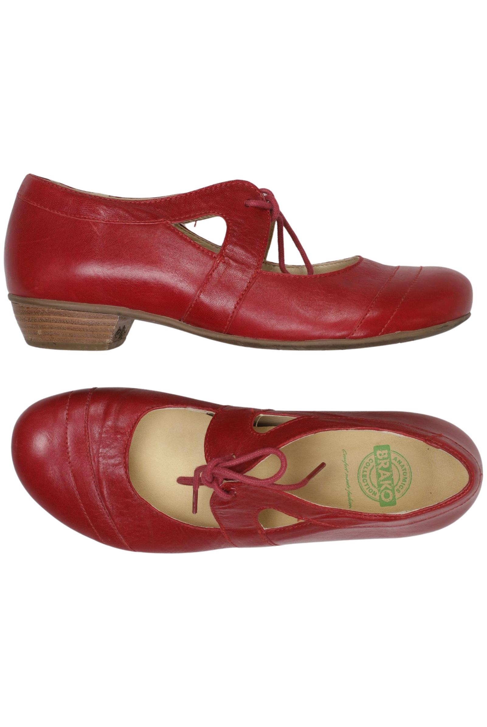 

Brako Damen Ballerinas, rot, Gr. 39