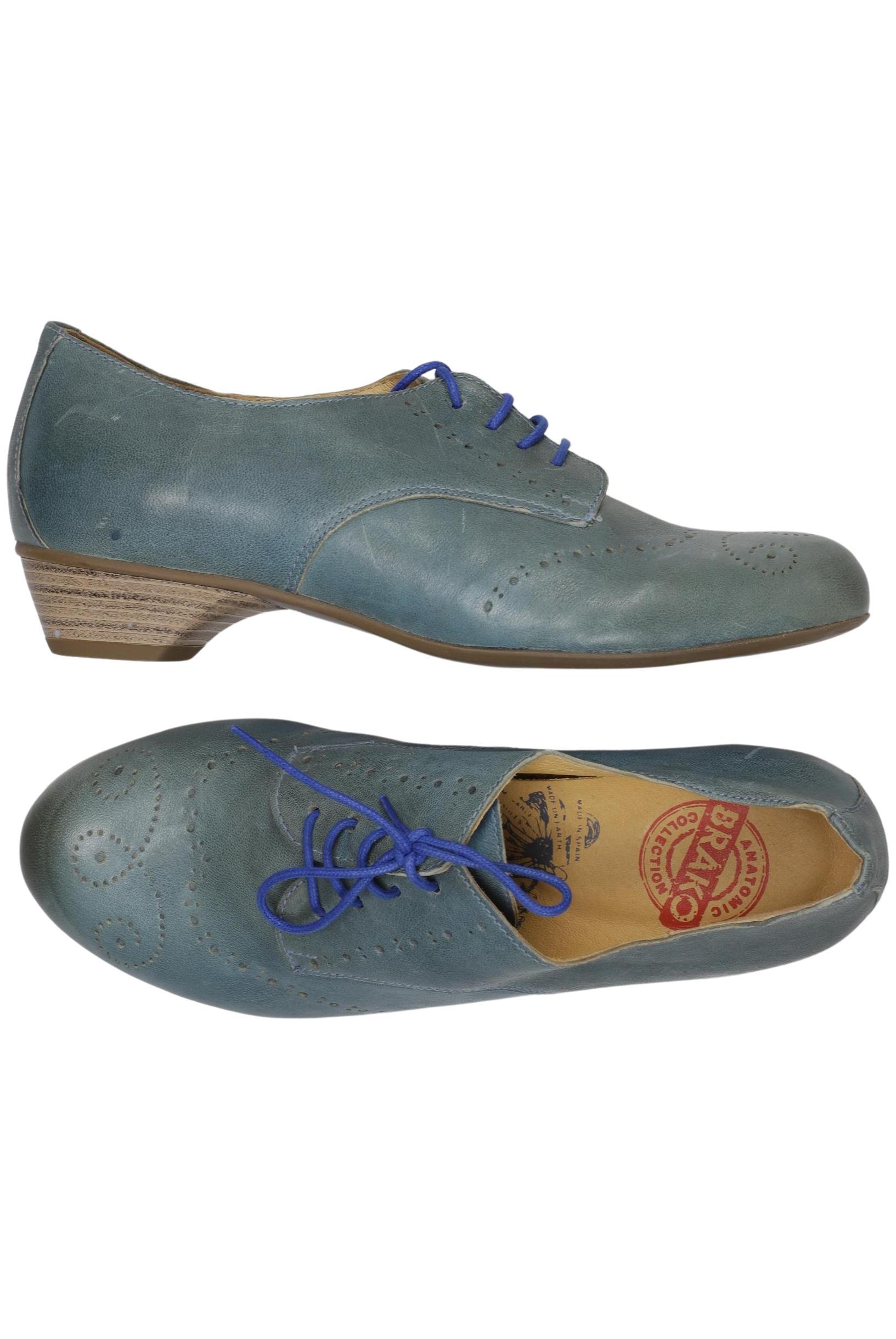 

Brako Damen Halbschuh, türkis, Gr. 39