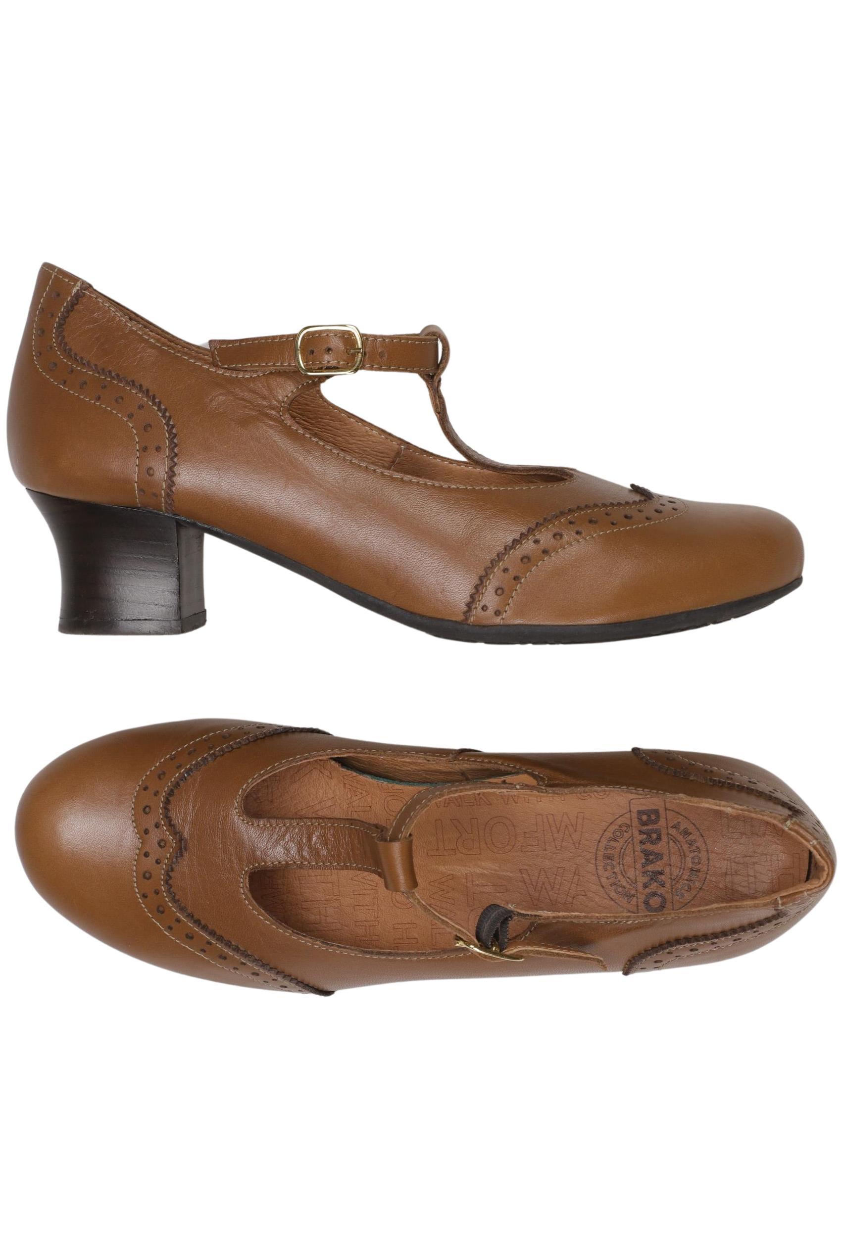 

Brako Damen Halbschuh, braun, Gr. 40
