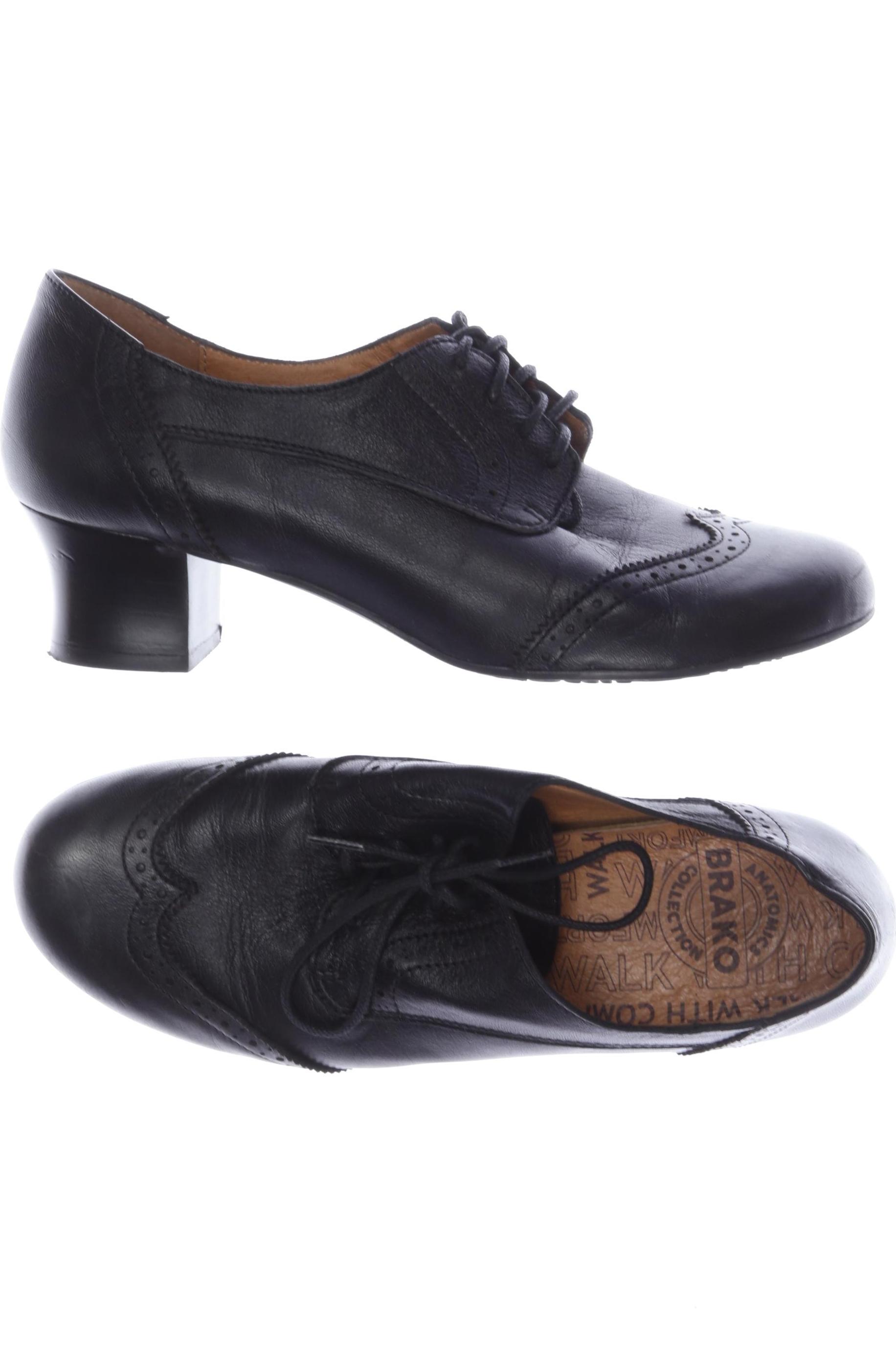

Brako Damen Halbschuh, schwarz, Gr. 38