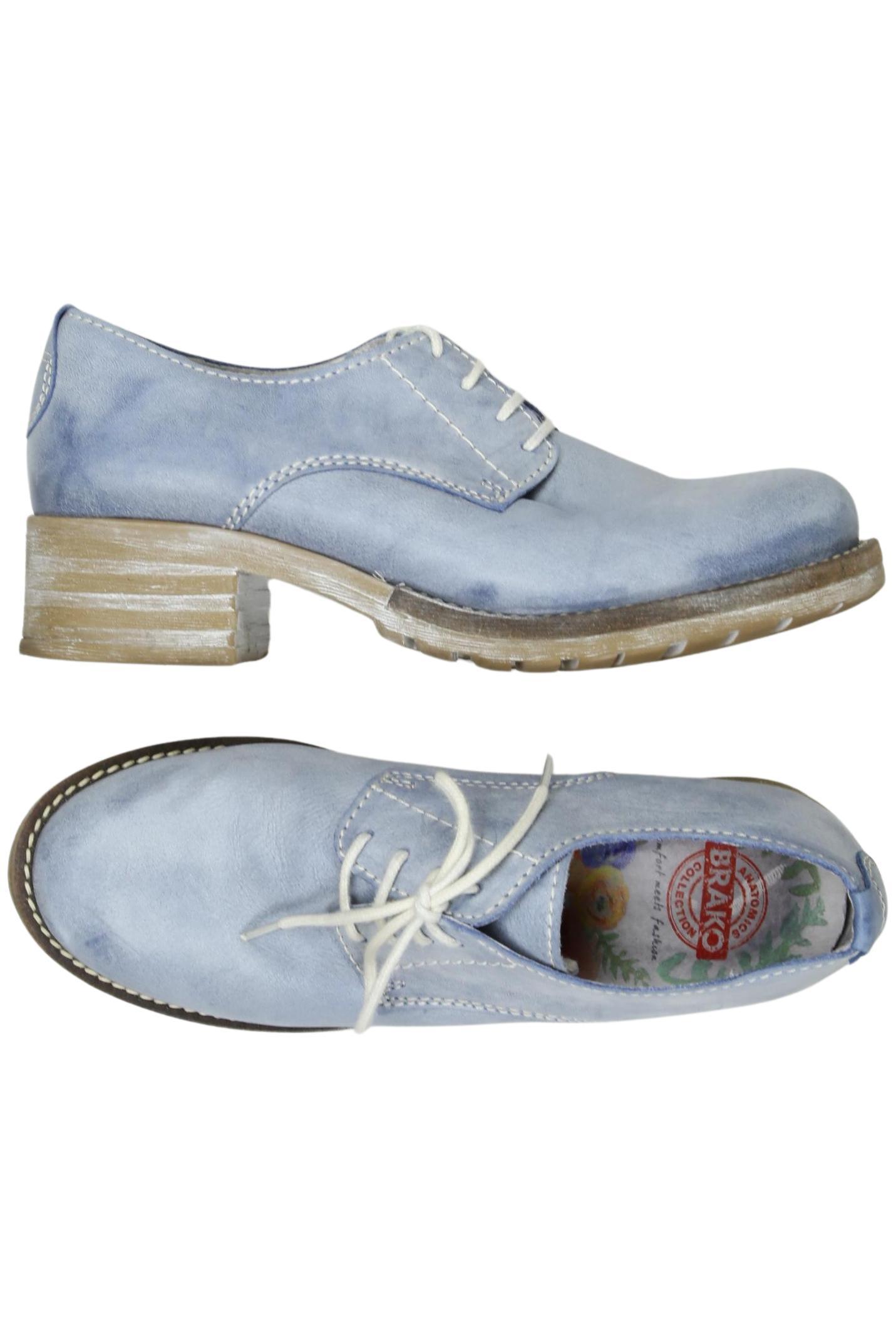 

Brako Damen Halbschuh, hellblau, Gr. 40
