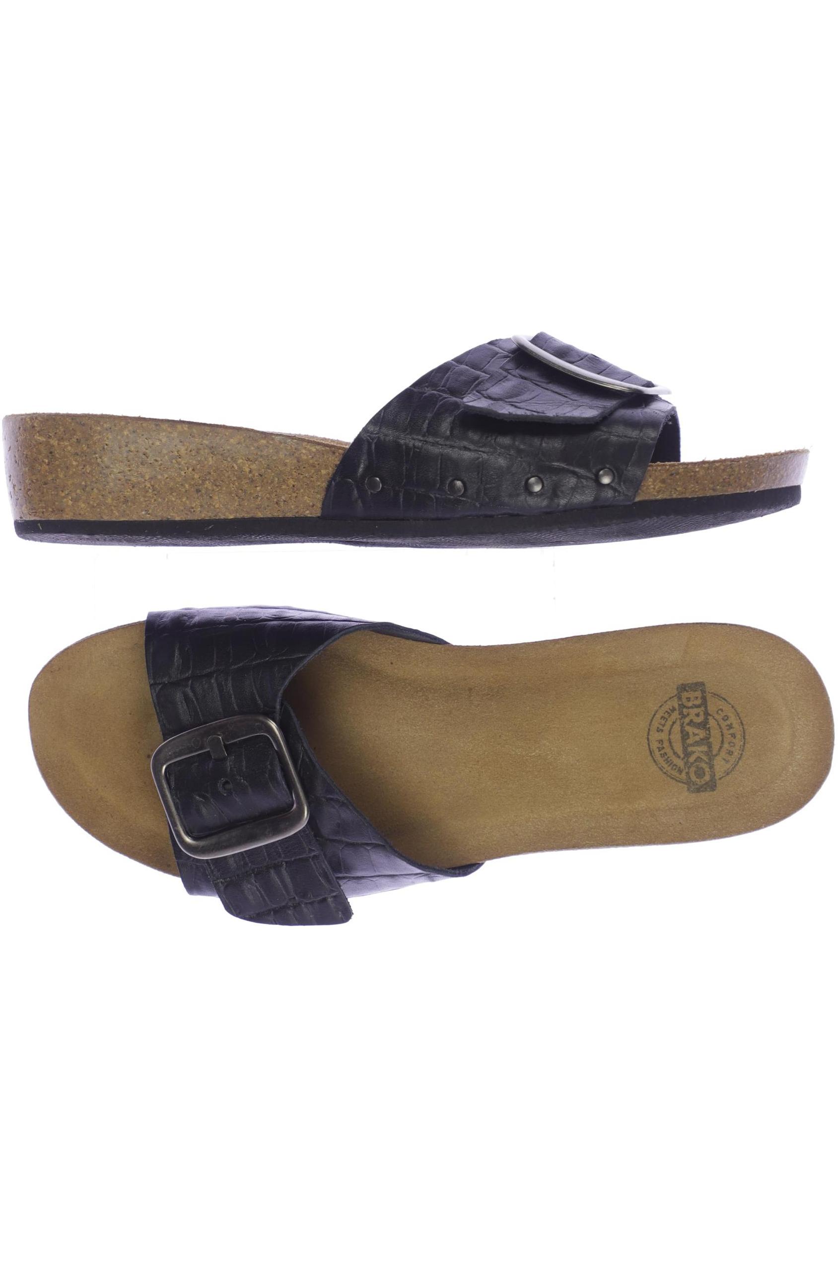 

Brako Damen Sandale, schwarz, Gr. 39