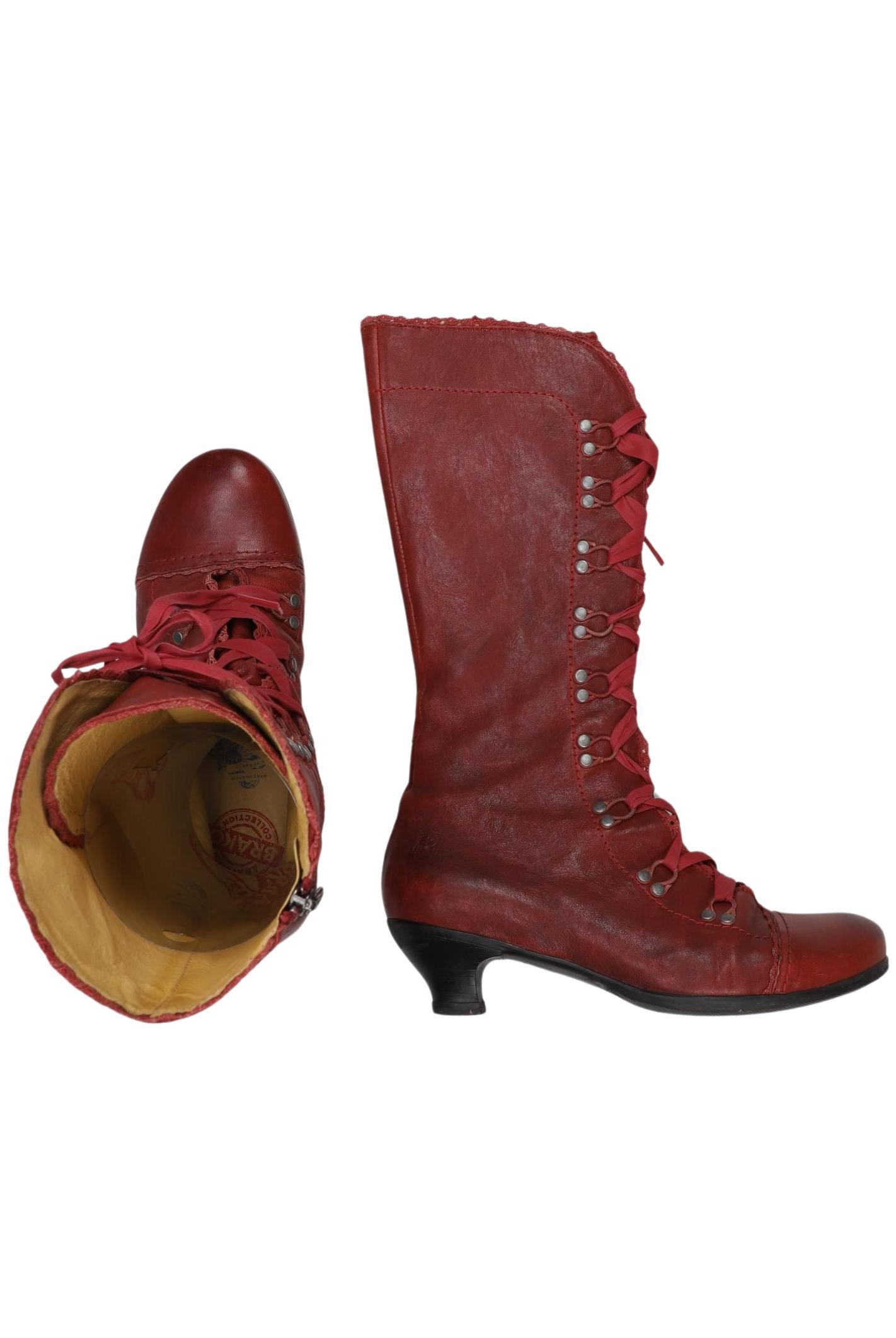 

Brako Damen Stiefel, rot, Gr. 42