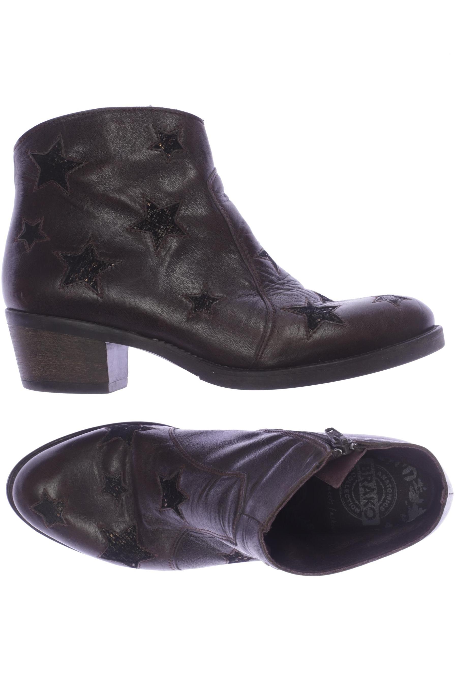 

Brako Damen Stiefelette, braun, Gr. 39