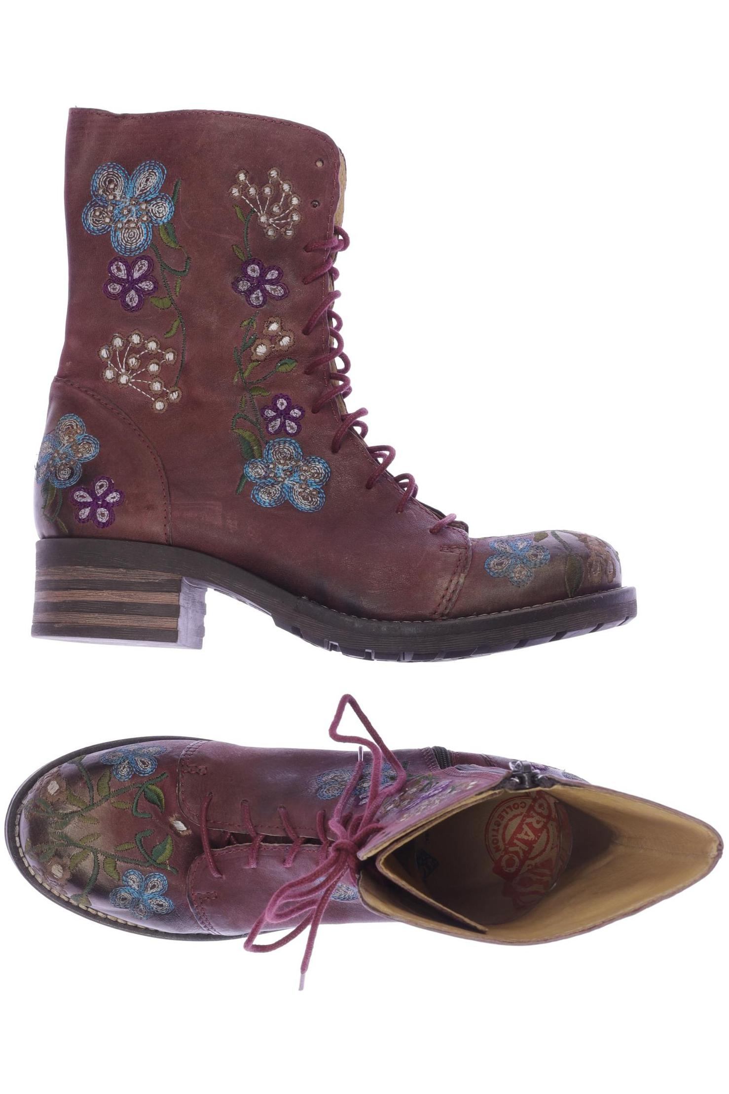 

Brako Damen Stiefelette, bordeaux, Gr. 43