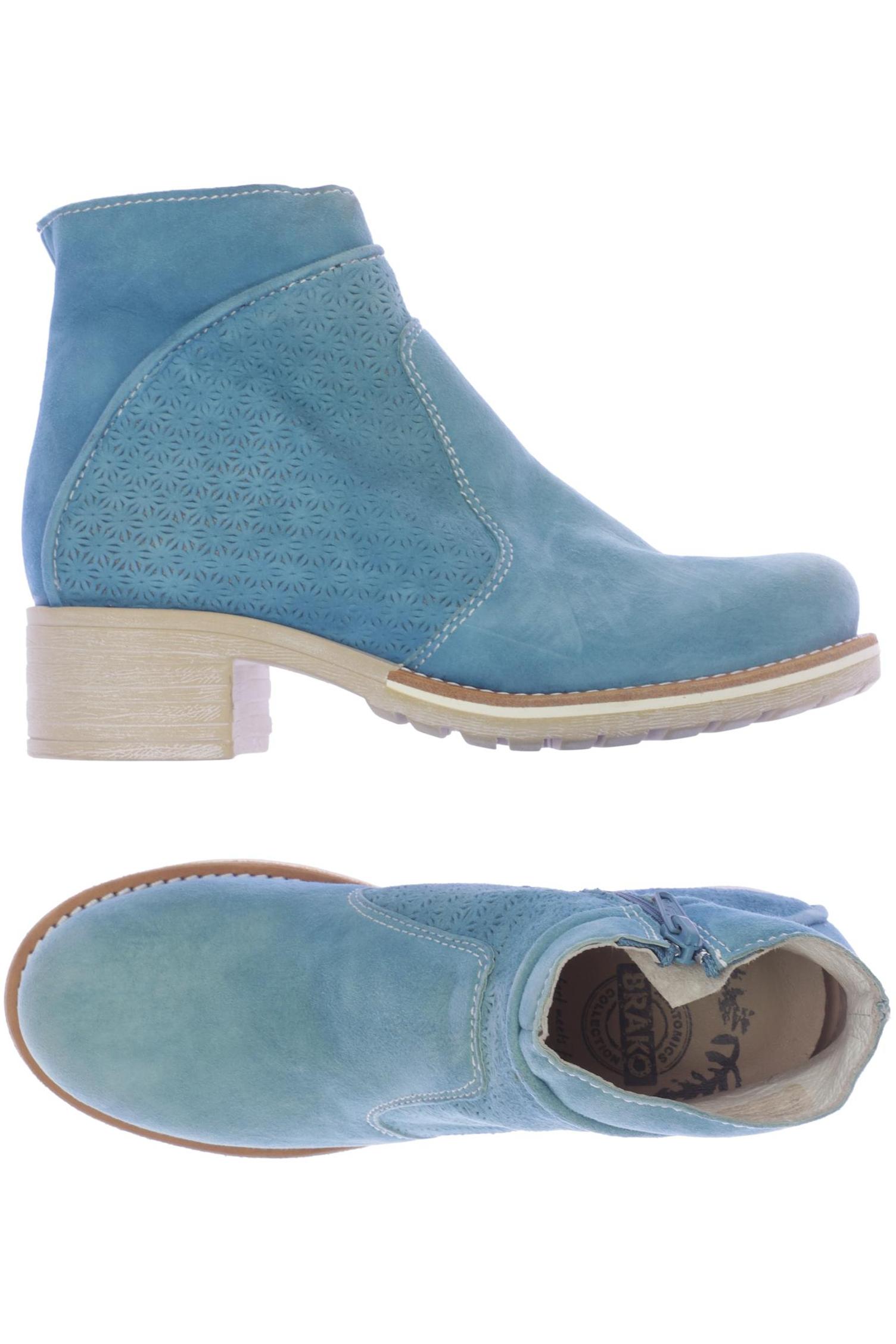 

Brako Damen Stiefelette, blau, Gr. 37