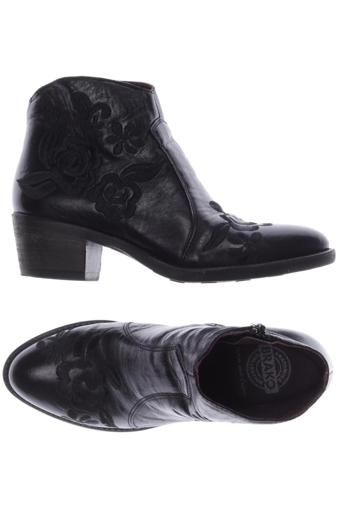 

Brako Damen Stiefelette, schwarz, Gr. 37