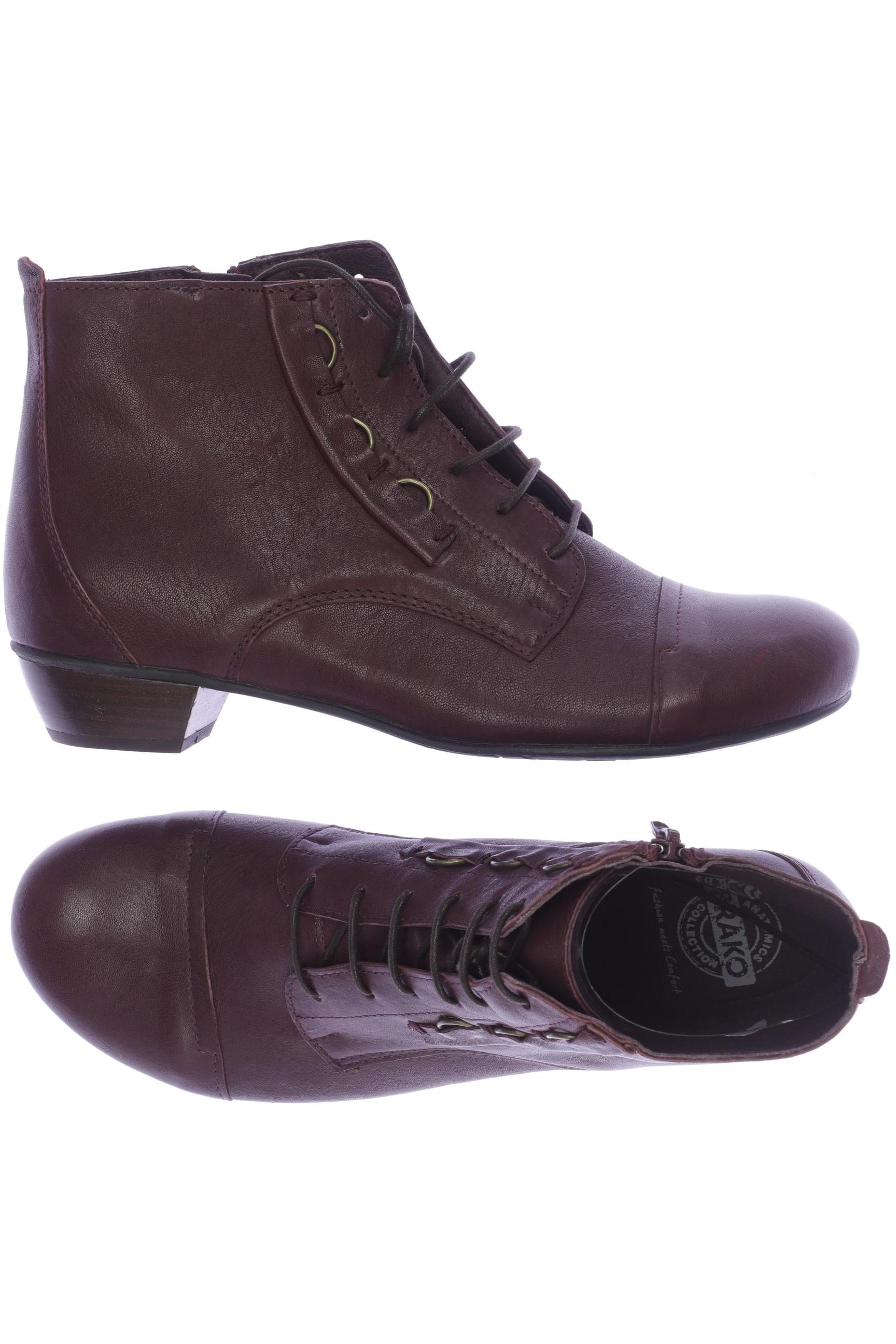 

Brako Damen Stiefelette, bordeaux, Gr. 42