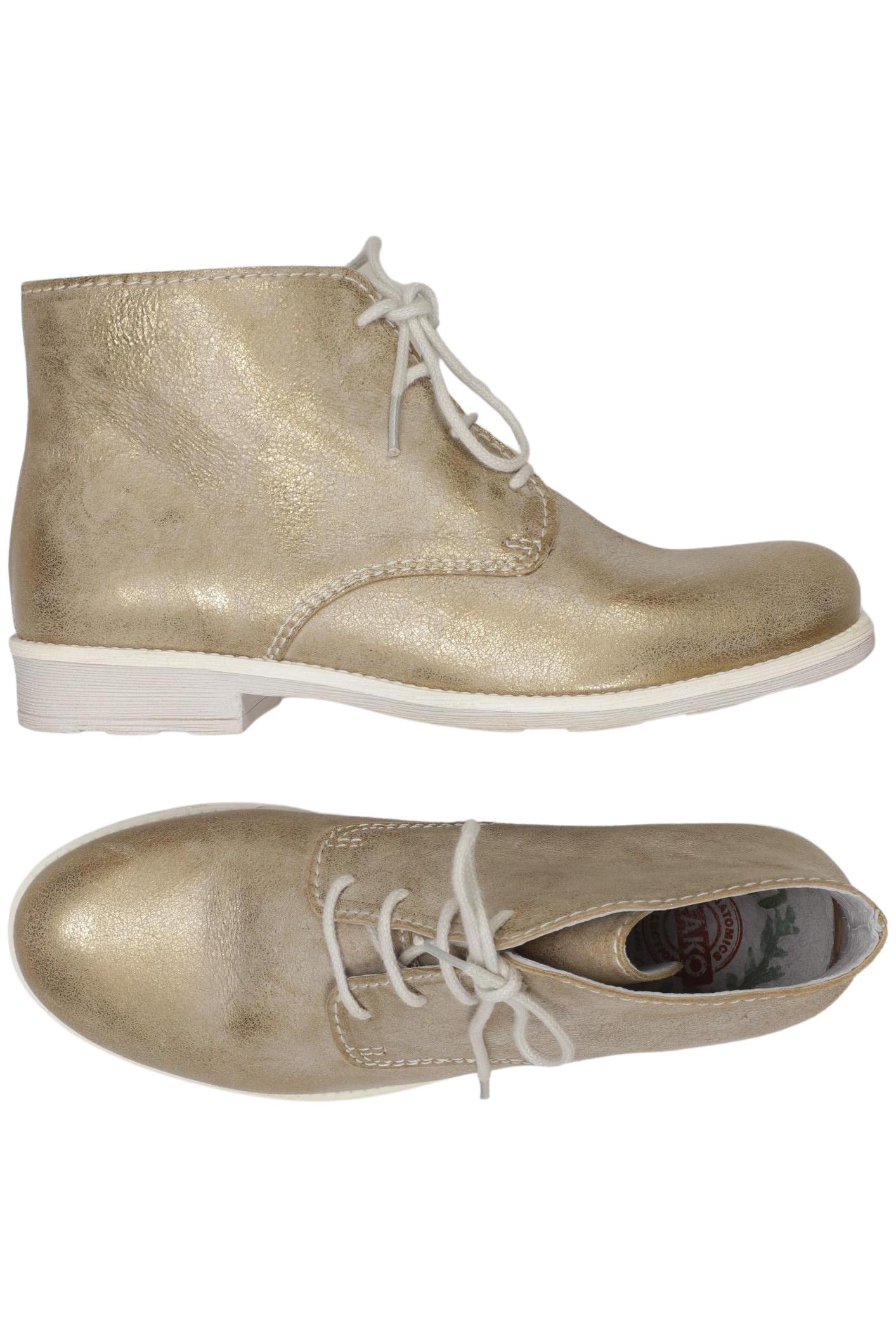 

Brako Damen Stiefelette, gold, Gr. 35