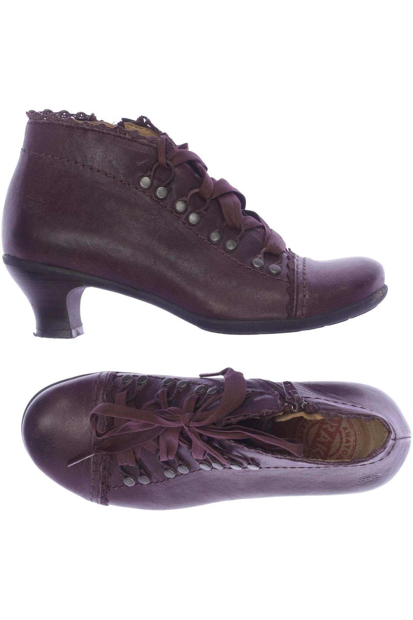 

Brako Damen Stiefelette, bordeaux, Gr. 36