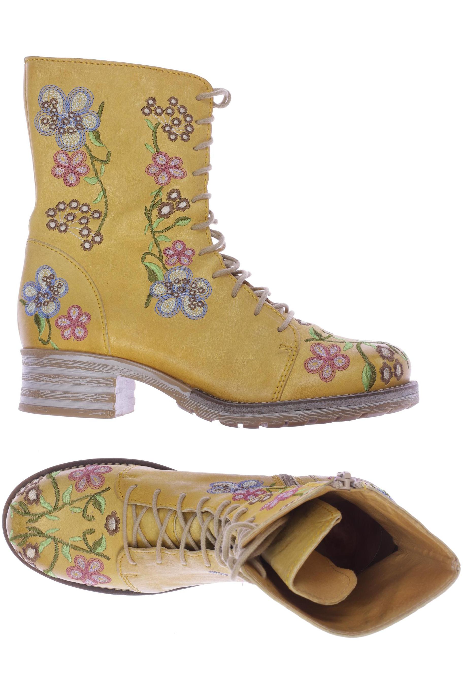 

Brako Damen Stiefelette, gelb, Gr. 41