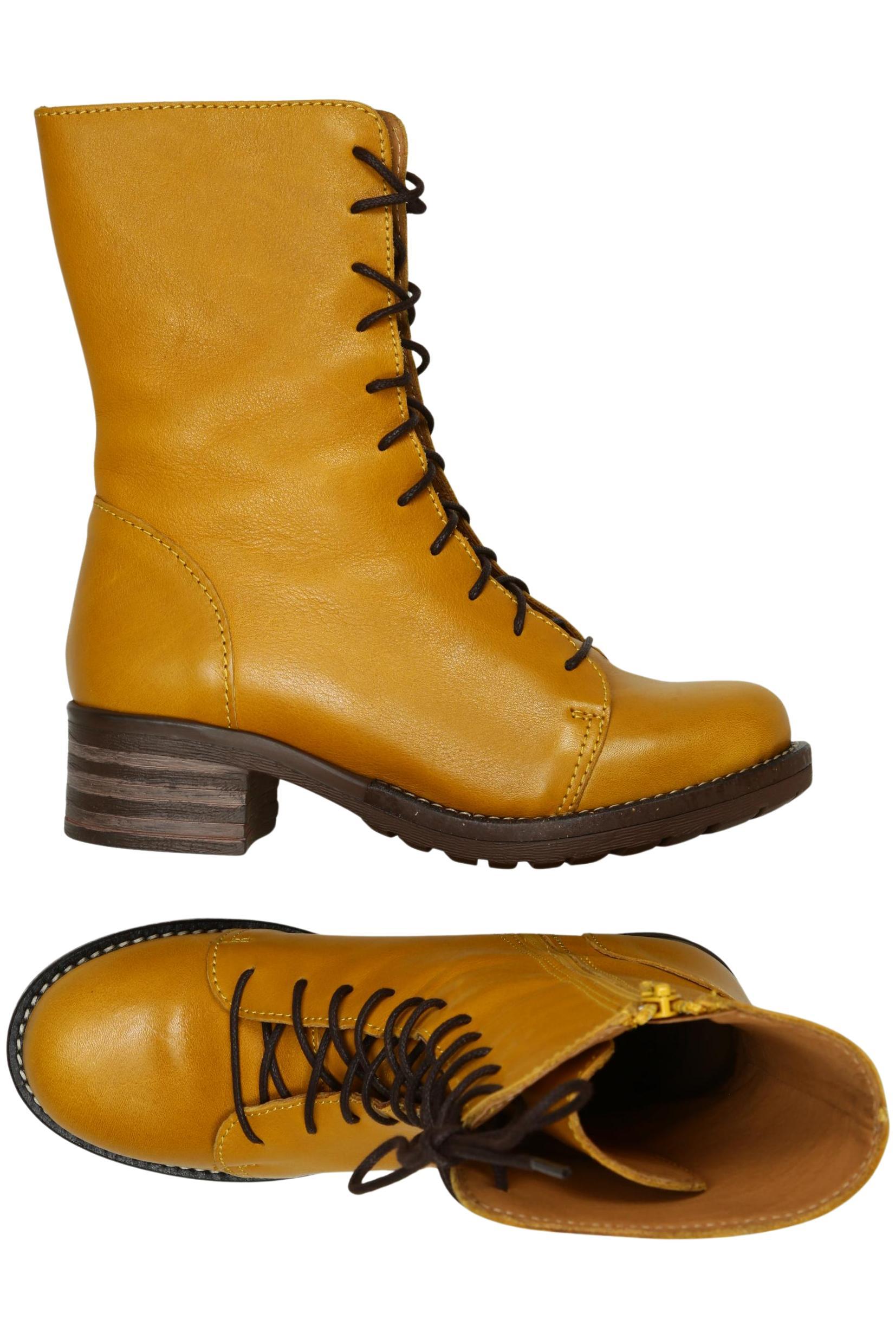 

Brako Damen Stiefelette, gelb, Gr. 37