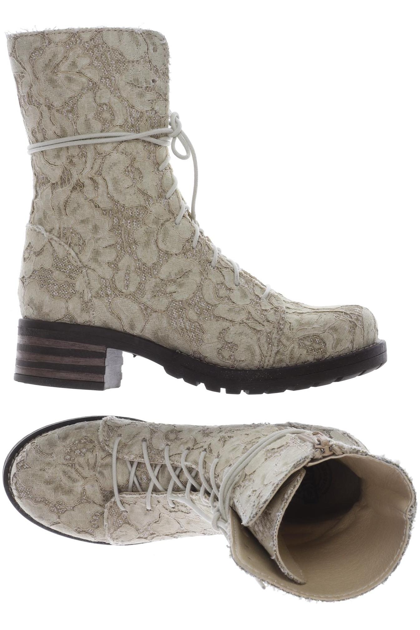 

Brako Damen Stiefelette, cremeweiß