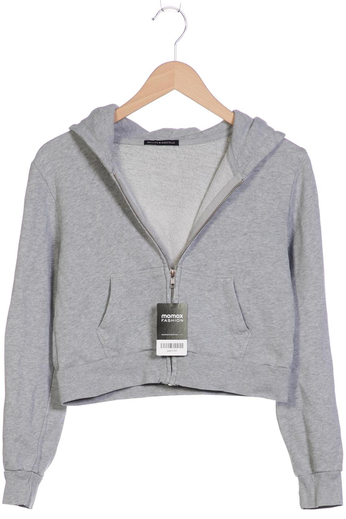 

Brandy Melville Damen Kapuzenpullover, grau, Gr. 36
