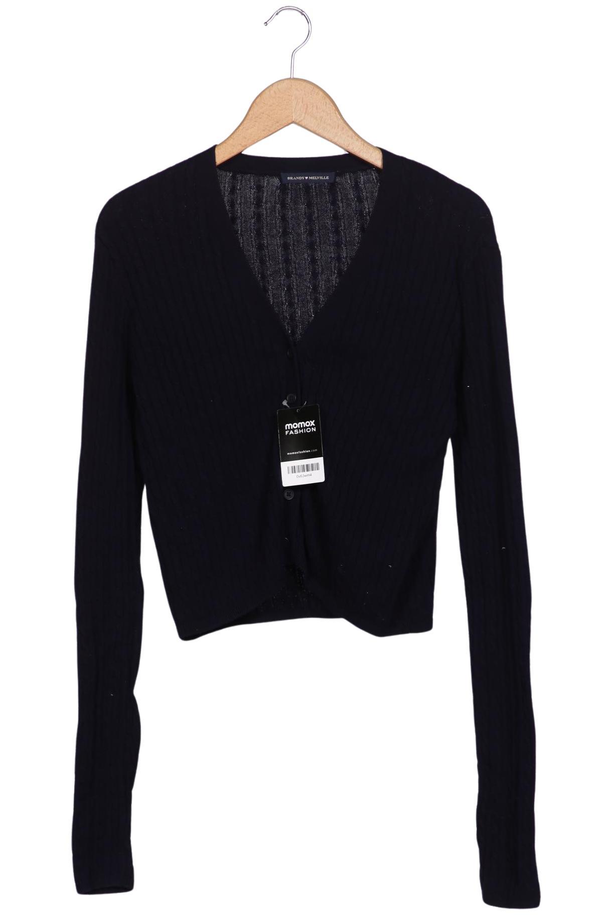 

Brandy Melville Damen Strickjacke, marineblau, Gr. 42