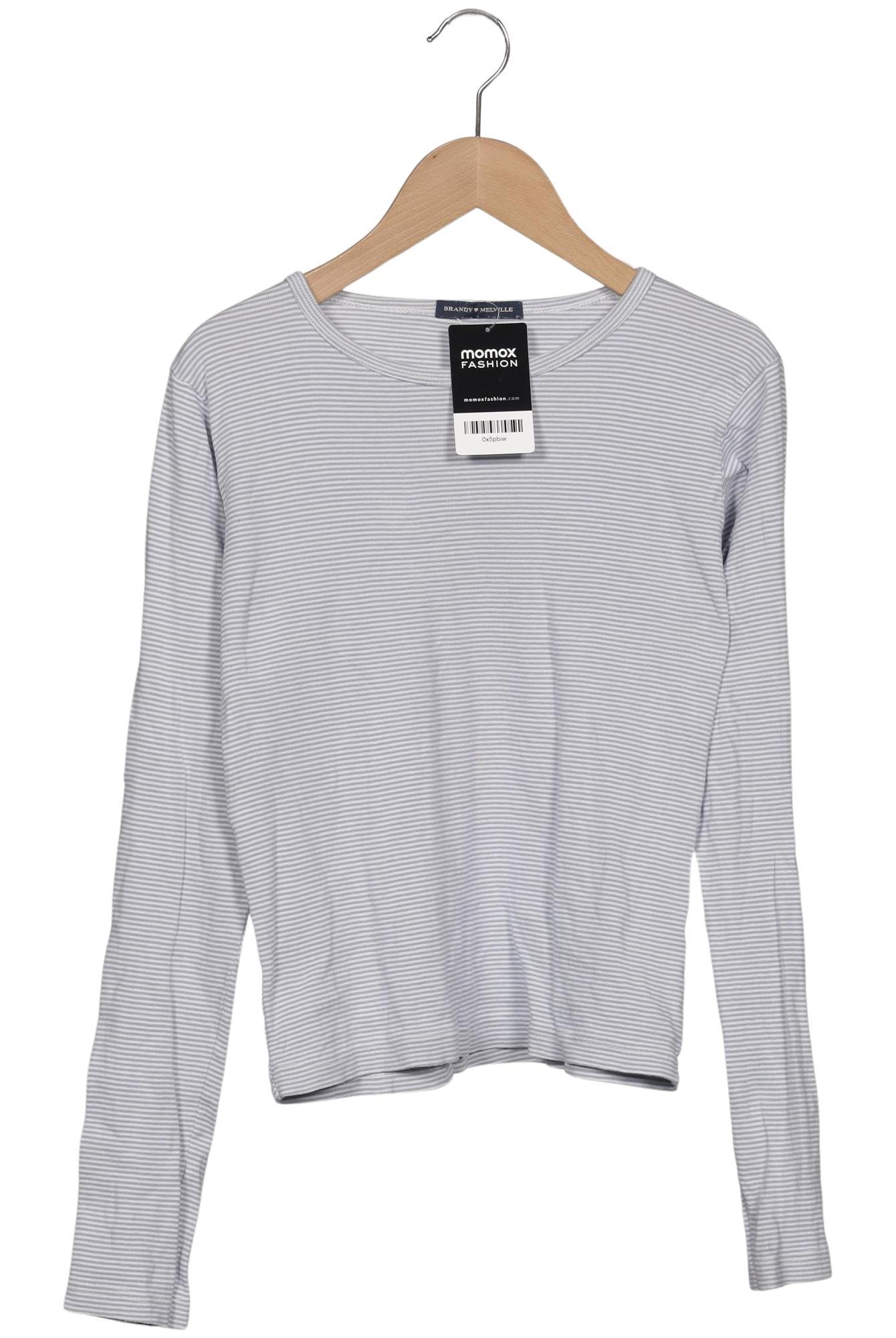 

Brandy Melville Damen Langarmshirt, hellblau, Gr. 40