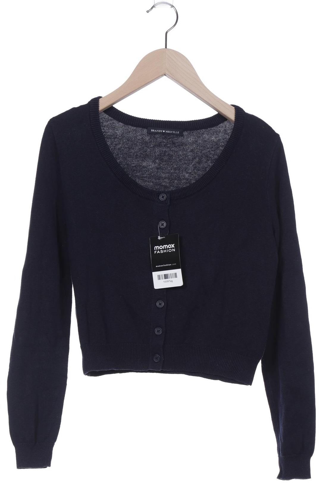 

Brandy Melville Damen Strickjacke, marineblau, Gr. 34