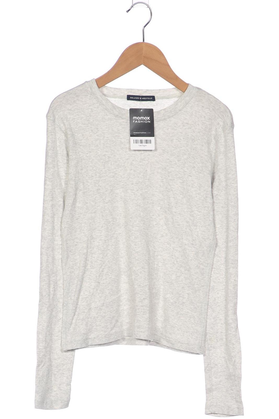 

Brandy Melville Damen Langarmshirt, grau, Gr. 34