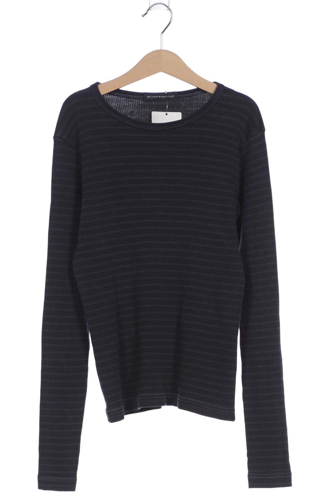 

Brandy Melville Damen Langarmshirt, marineblau, Gr. 8