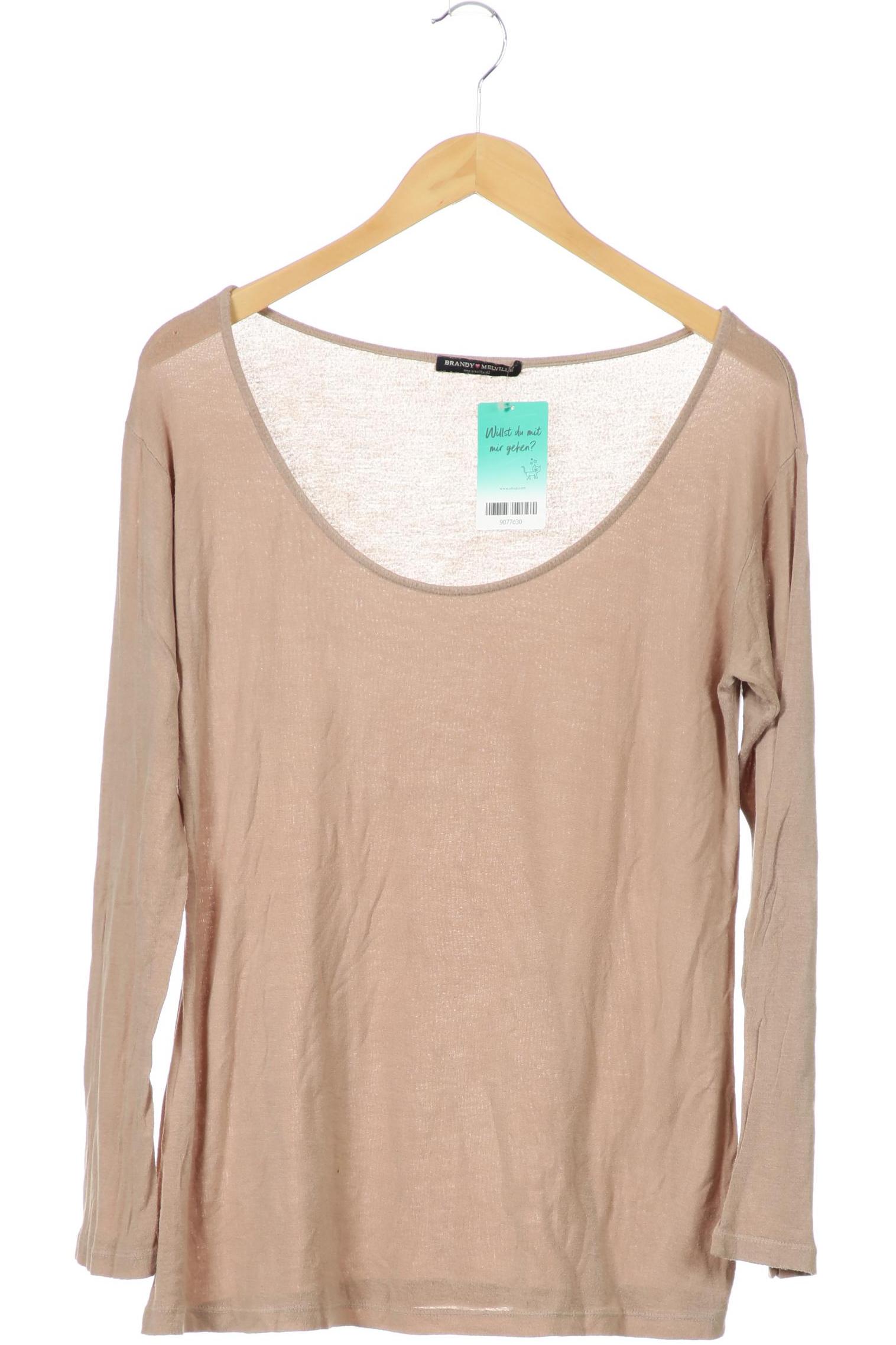 

Brandy Melville Damen Langarmshirt, braun, Gr. 42