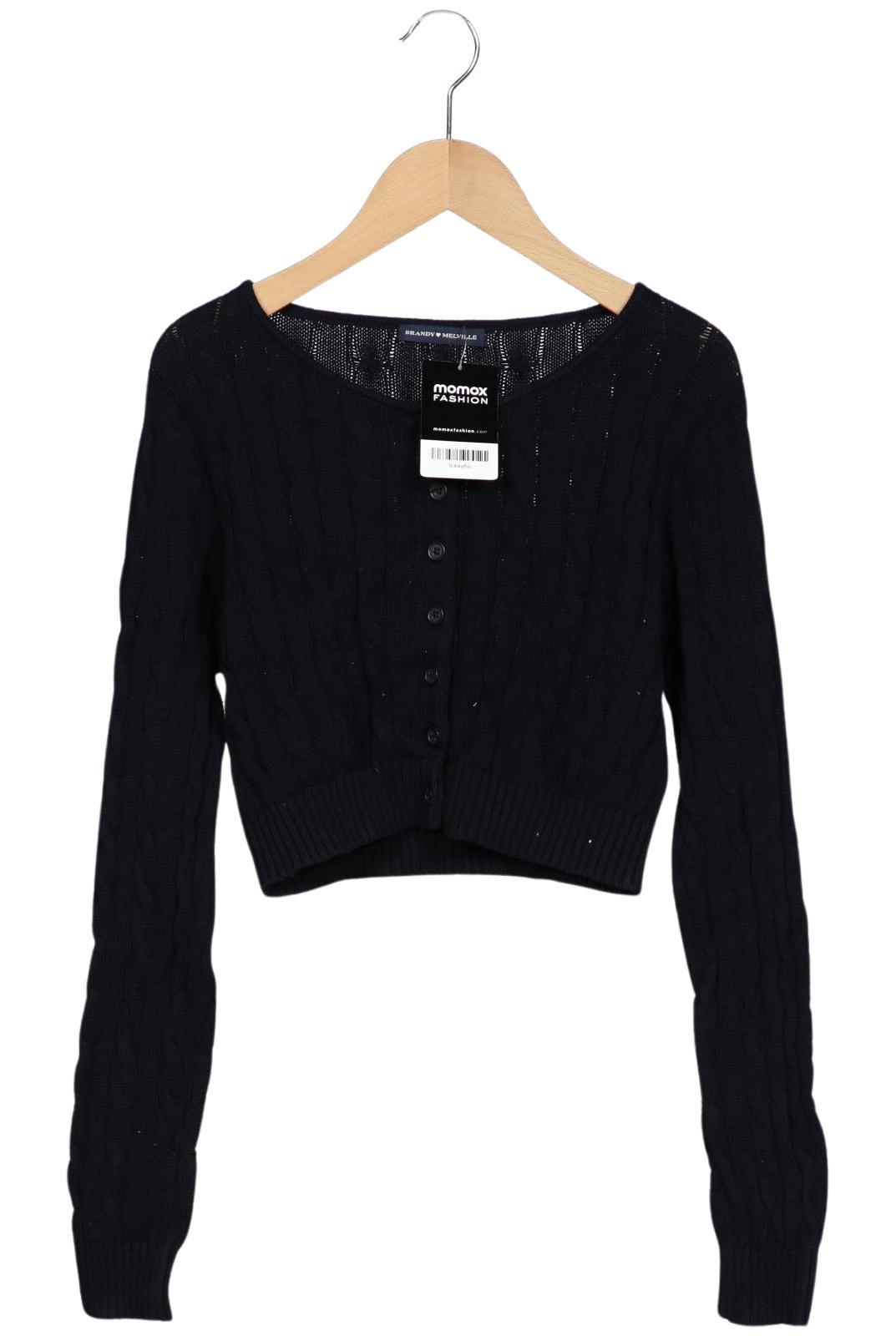 

Brandy Melville Damen Strickjacke, marineblau, Gr. 34