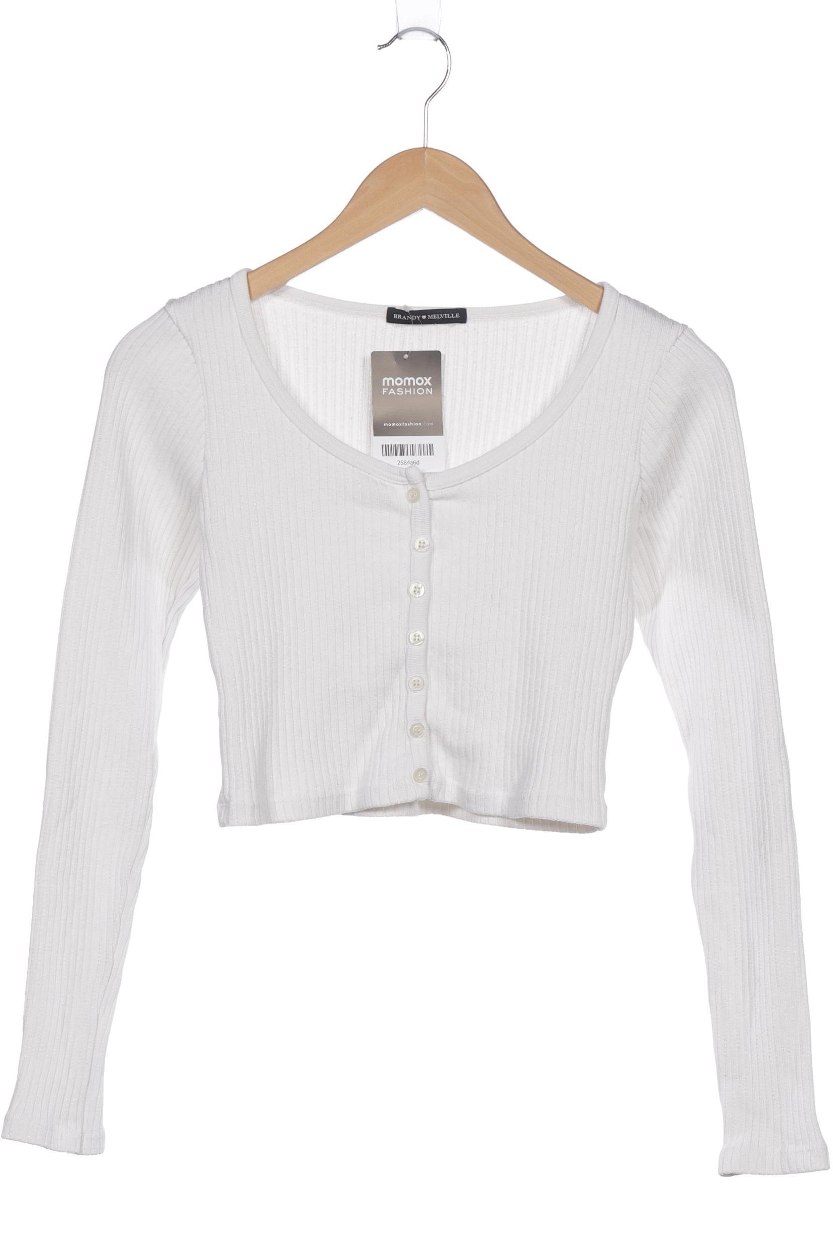 

Brandy Melville Damen Strickjacke, weiß, Gr. 32