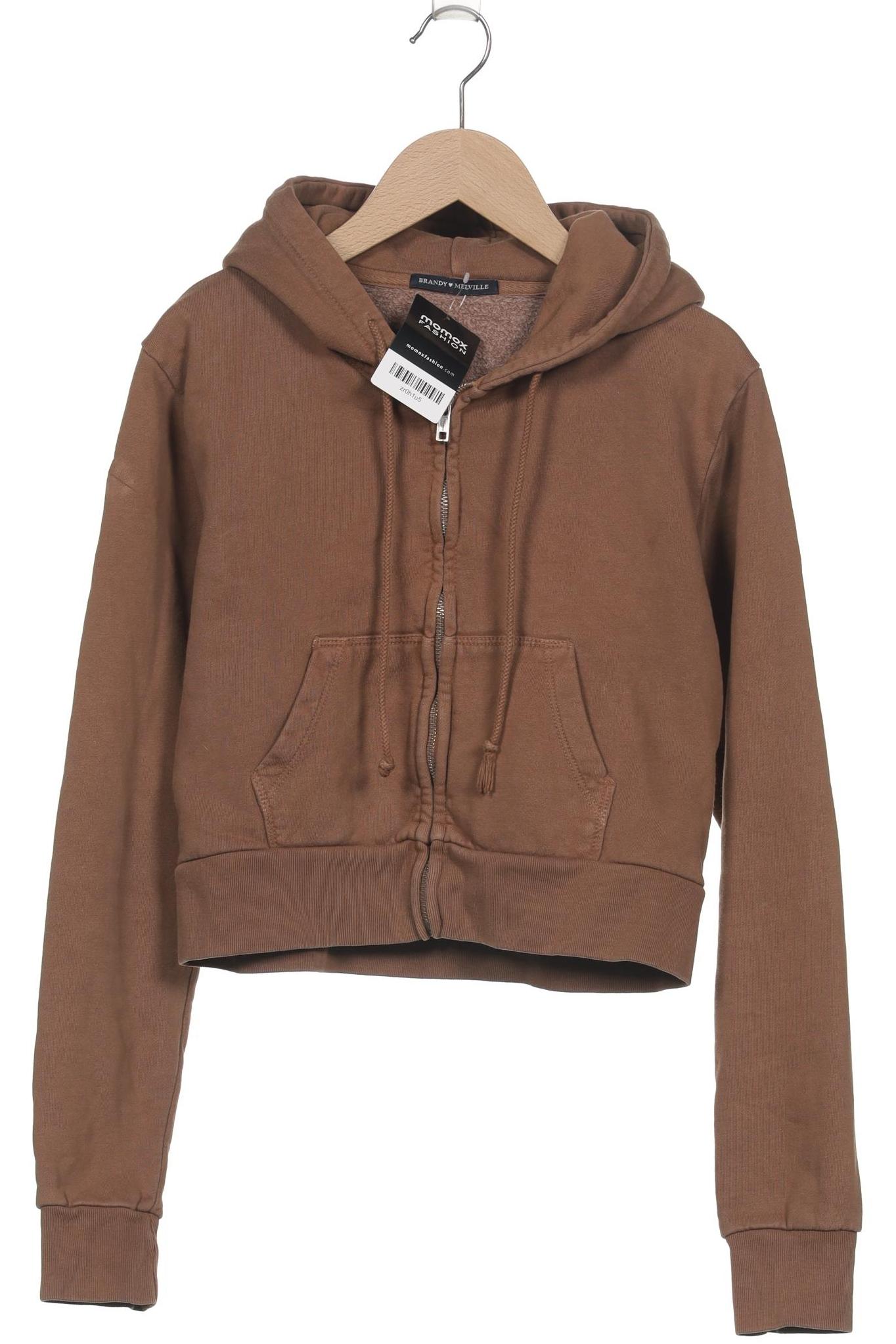 

Brandy Melville Damen Kapuzenpullover, braun, Gr. 36