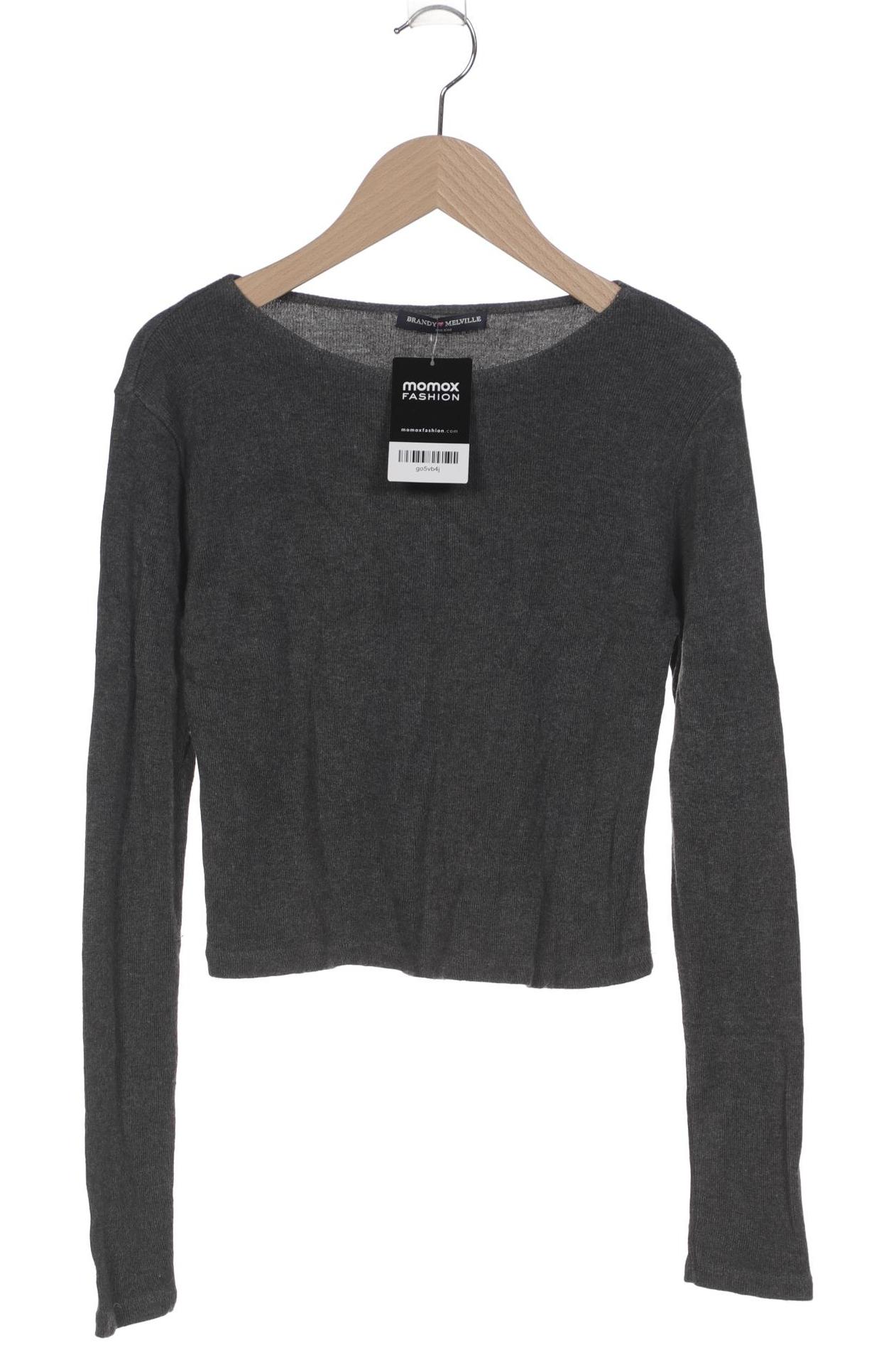 

Brandy Melville Damen Langarmshirt, grau, Gr. uni