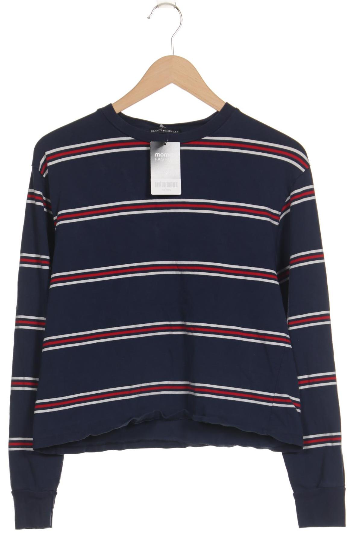 

Brandy Melville Damen Langarmshirt, marineblau, Gr. 38