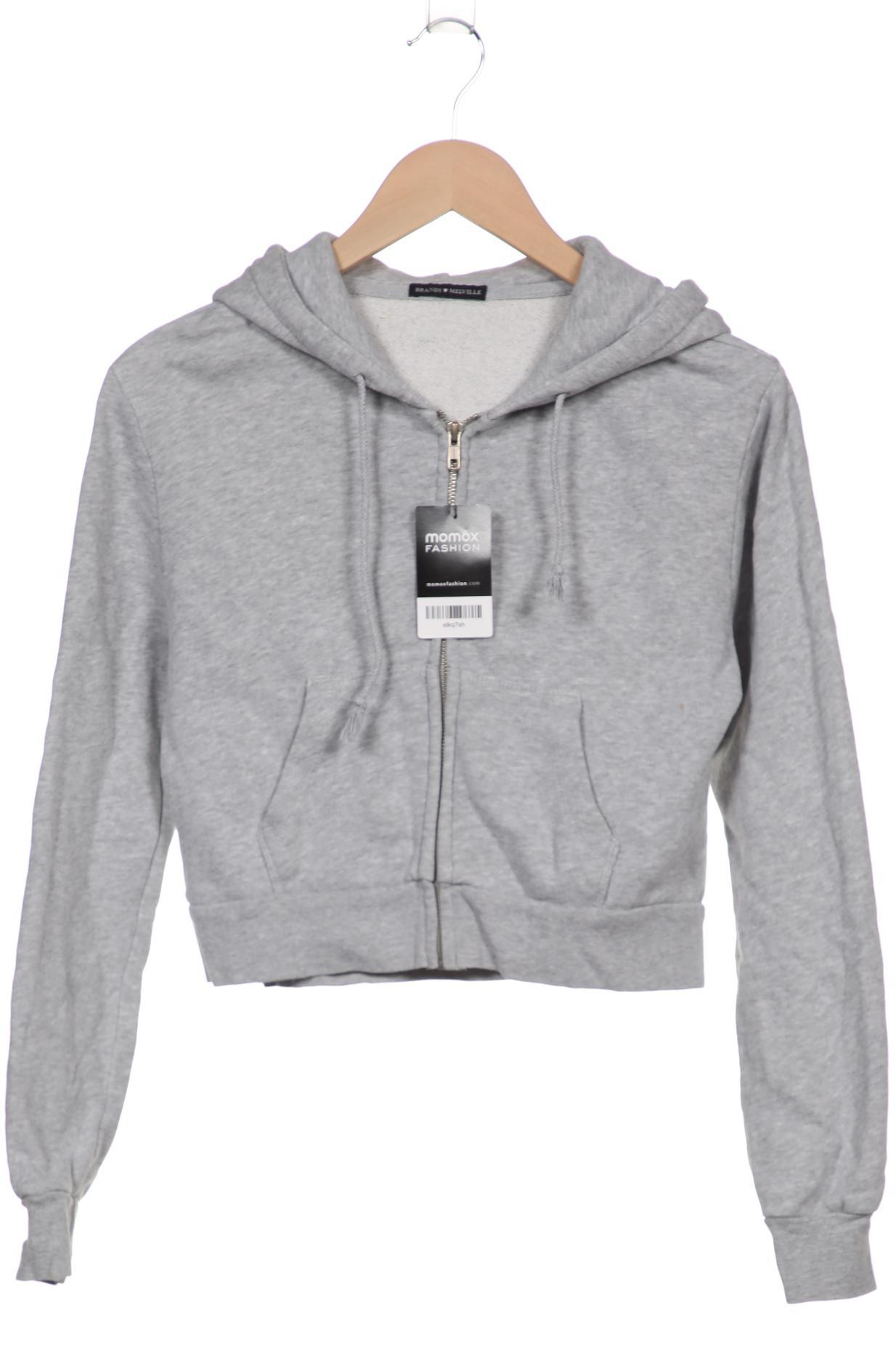 

Brandy Melville Damen Kapuzenpullover, grau, Gr. 38