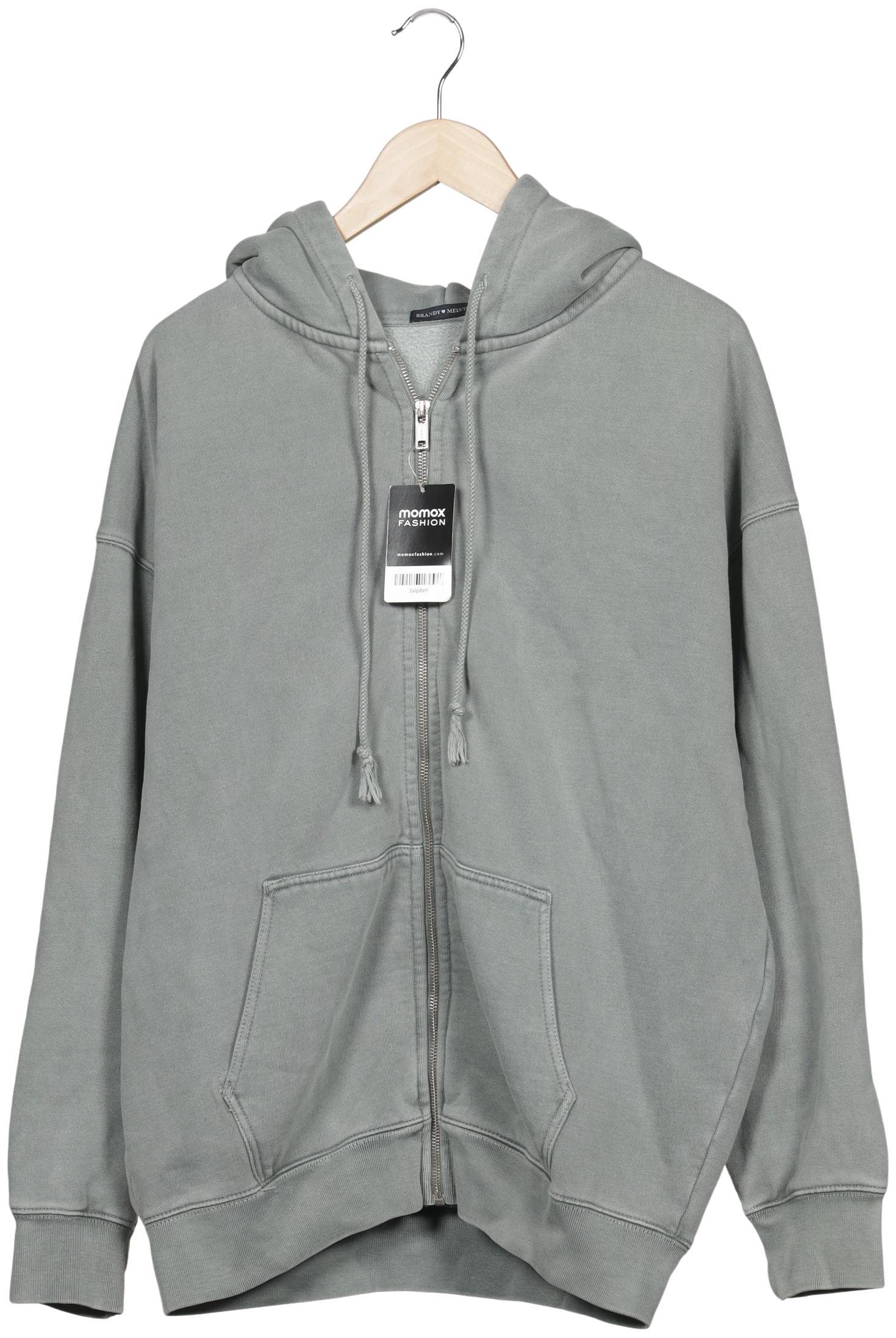 

Brandy Melville Damen Kapuzenpullover, grau, Gr. 46