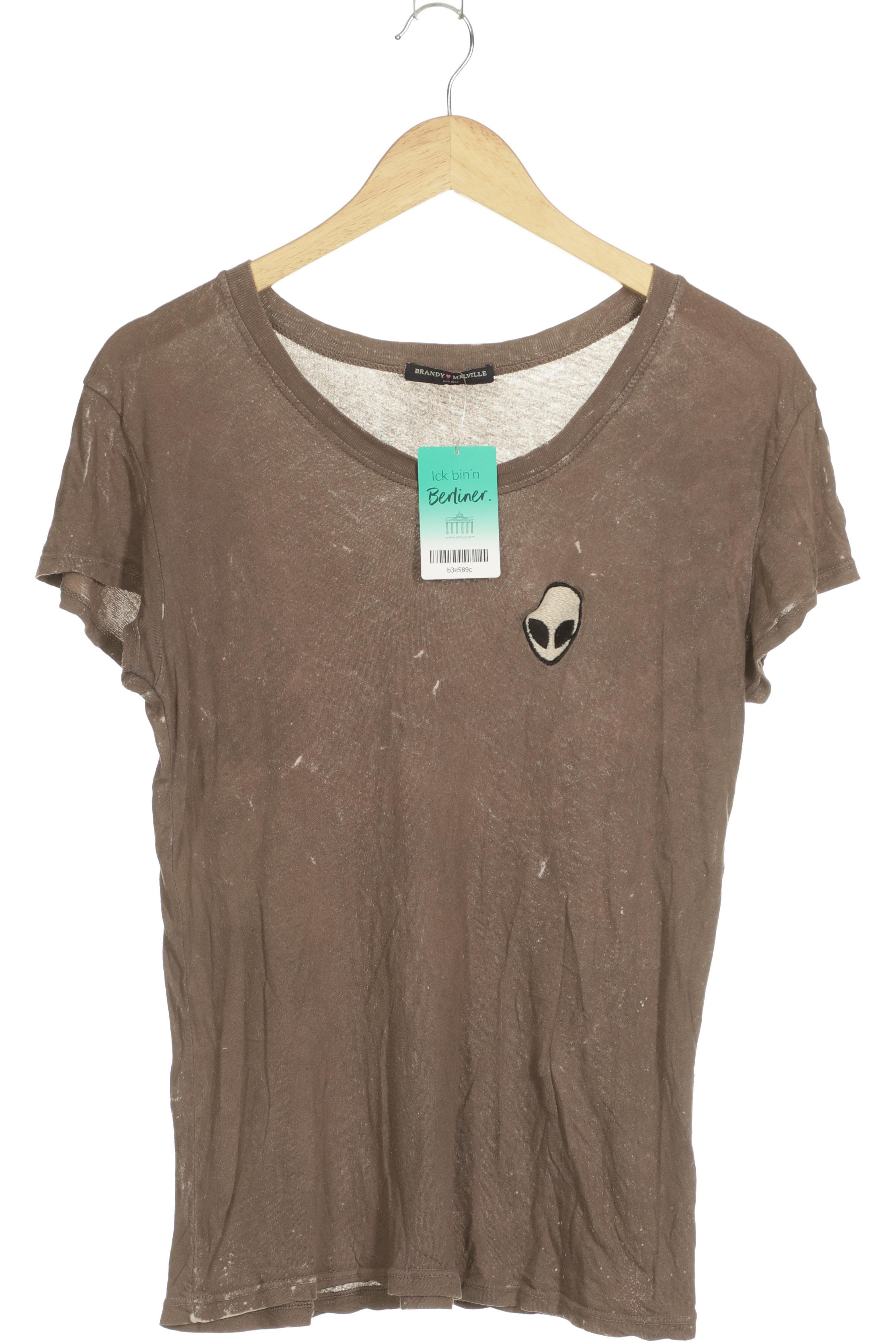 

Brandy Melville Damen T-Shirt, braun, Gr. uni