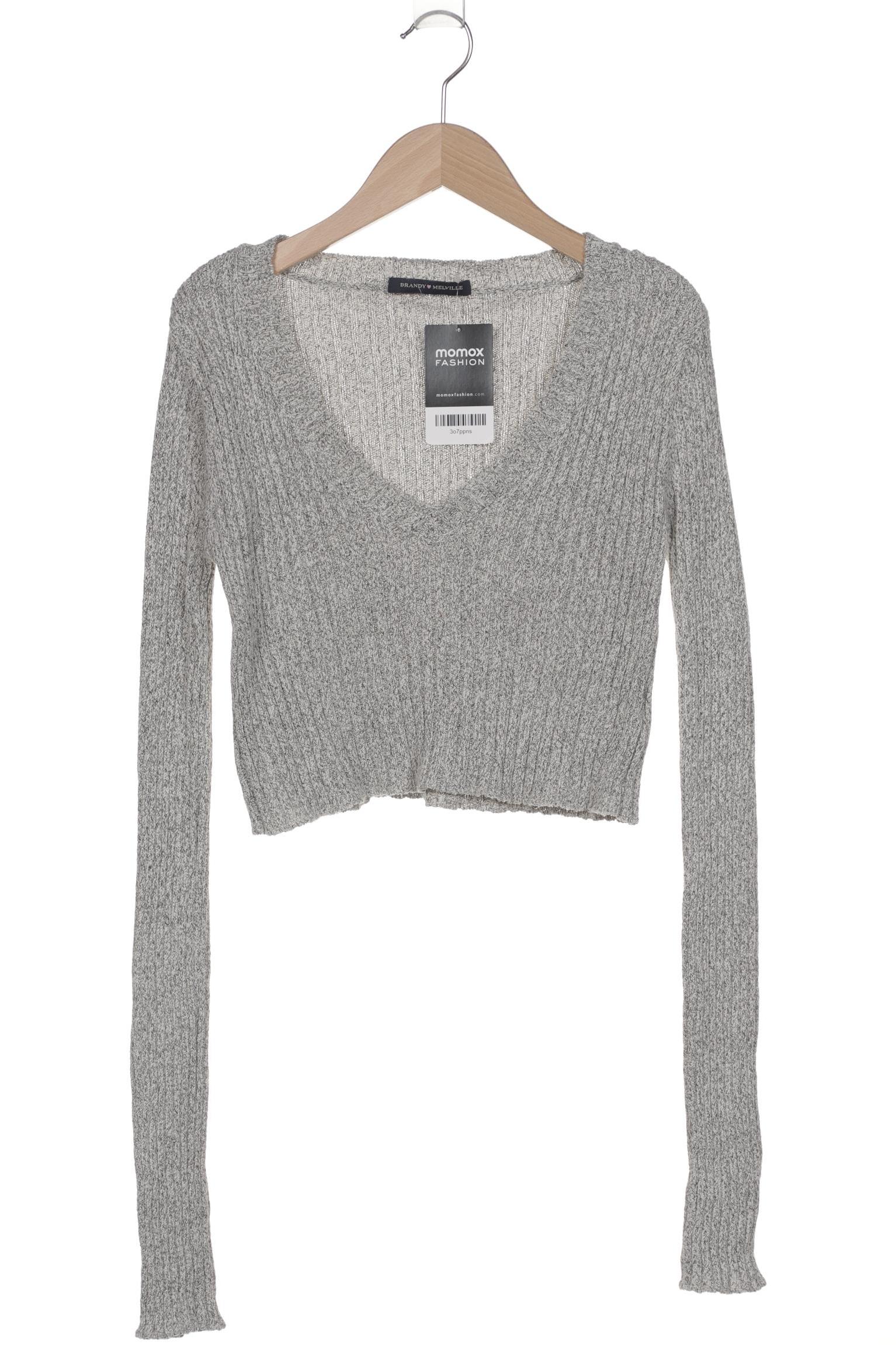 

Brandy Melville Damen Langarmshirt, grau, Gr. 36