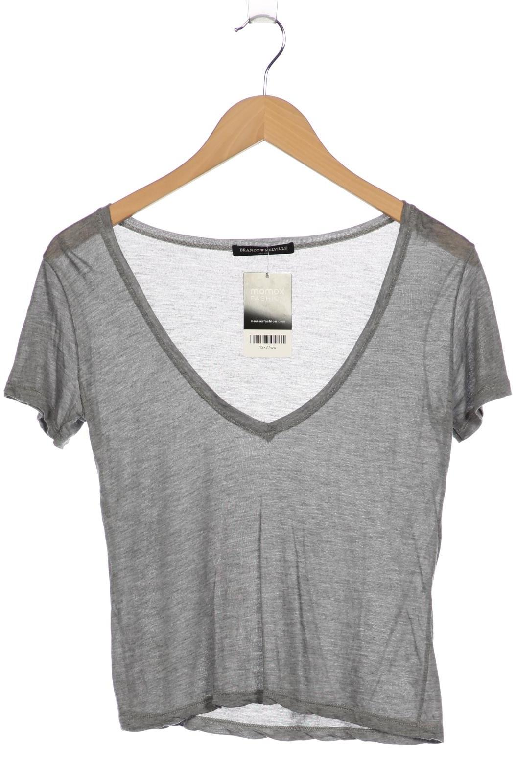 

Brandy Melville Damen T-Shirt, grau, Gr. uni