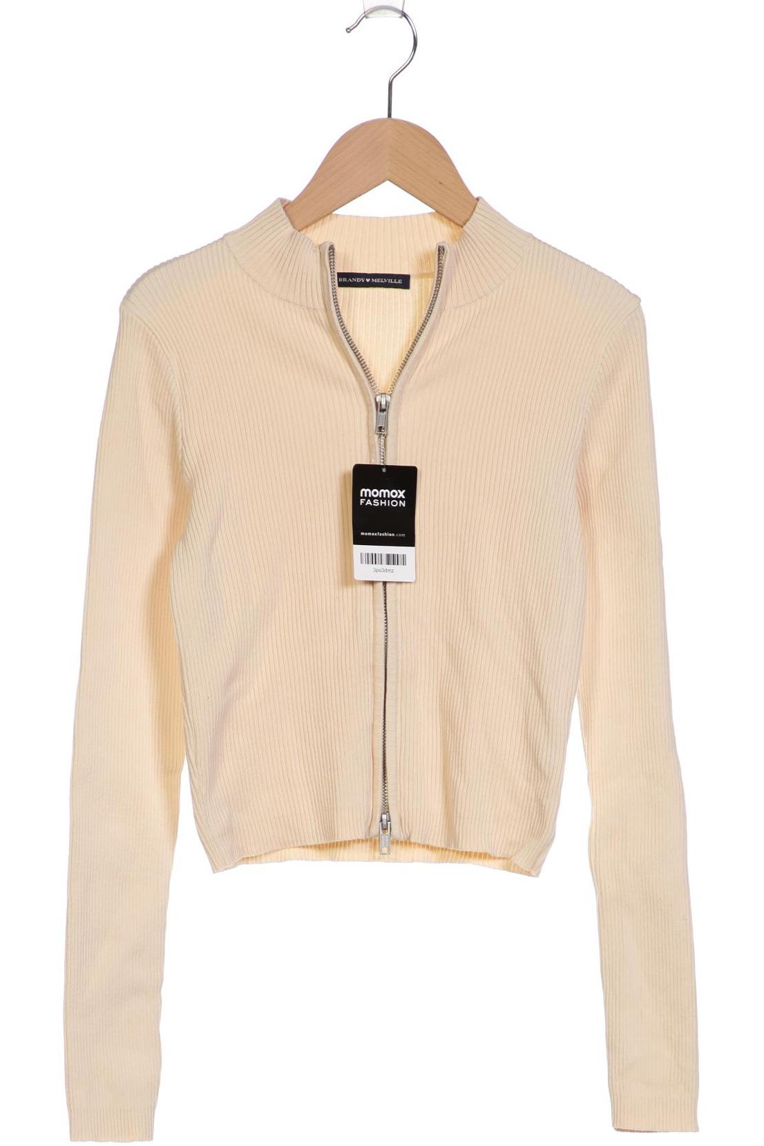 

Brandy Melville Damen Strickjacke, cremeweiß, Gr. 30