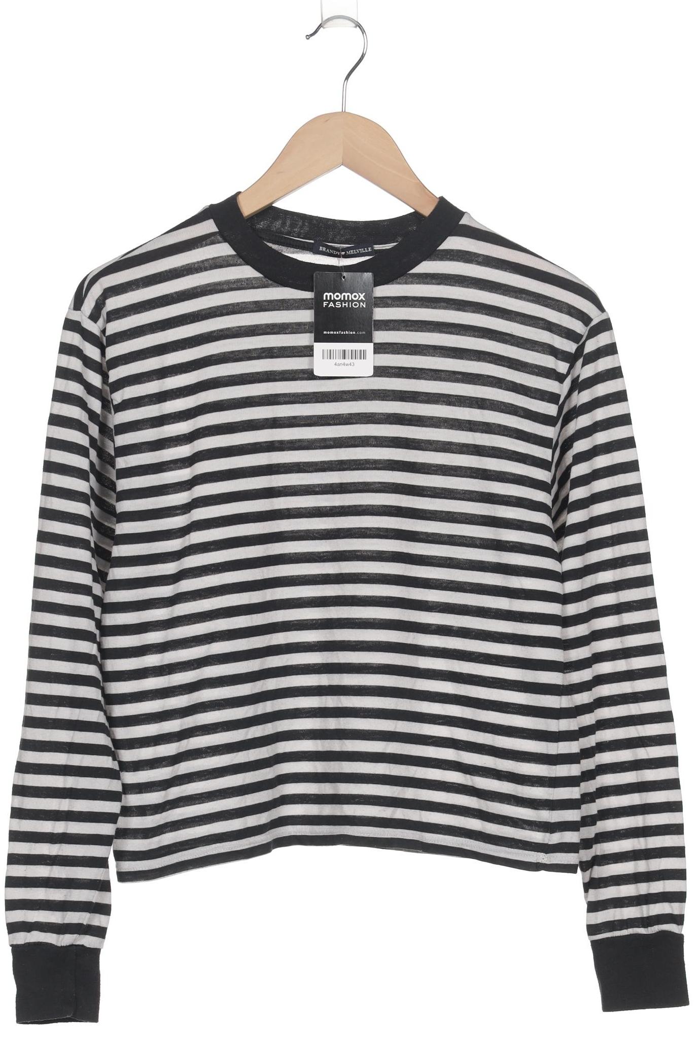 

Brandy Melville Damen Langarmshirt, schwarz, Gr. 38