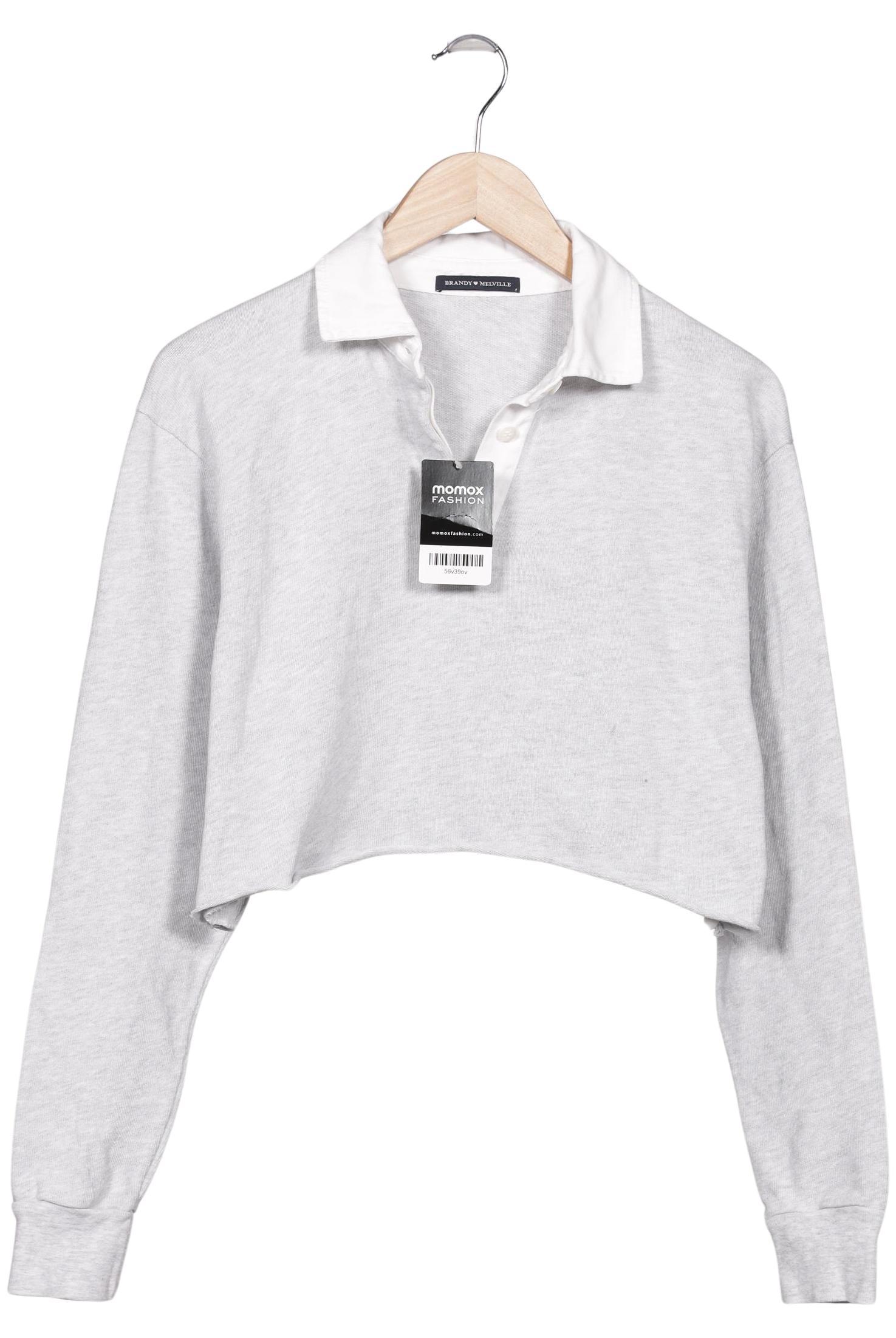 

Brandy Melville Damen Poloshirt, grau, Gr. 44